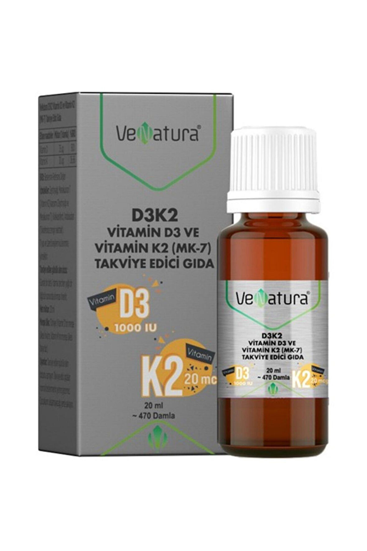 Venatura D3 K2 Damla 20 ml