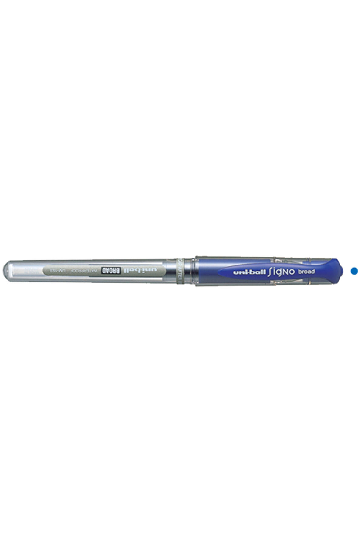 Roller Kalem ( 12 adet ) Signo Broad Jel Bilye Uç İmza Kalemi 1.0 MM Mavi UM-153