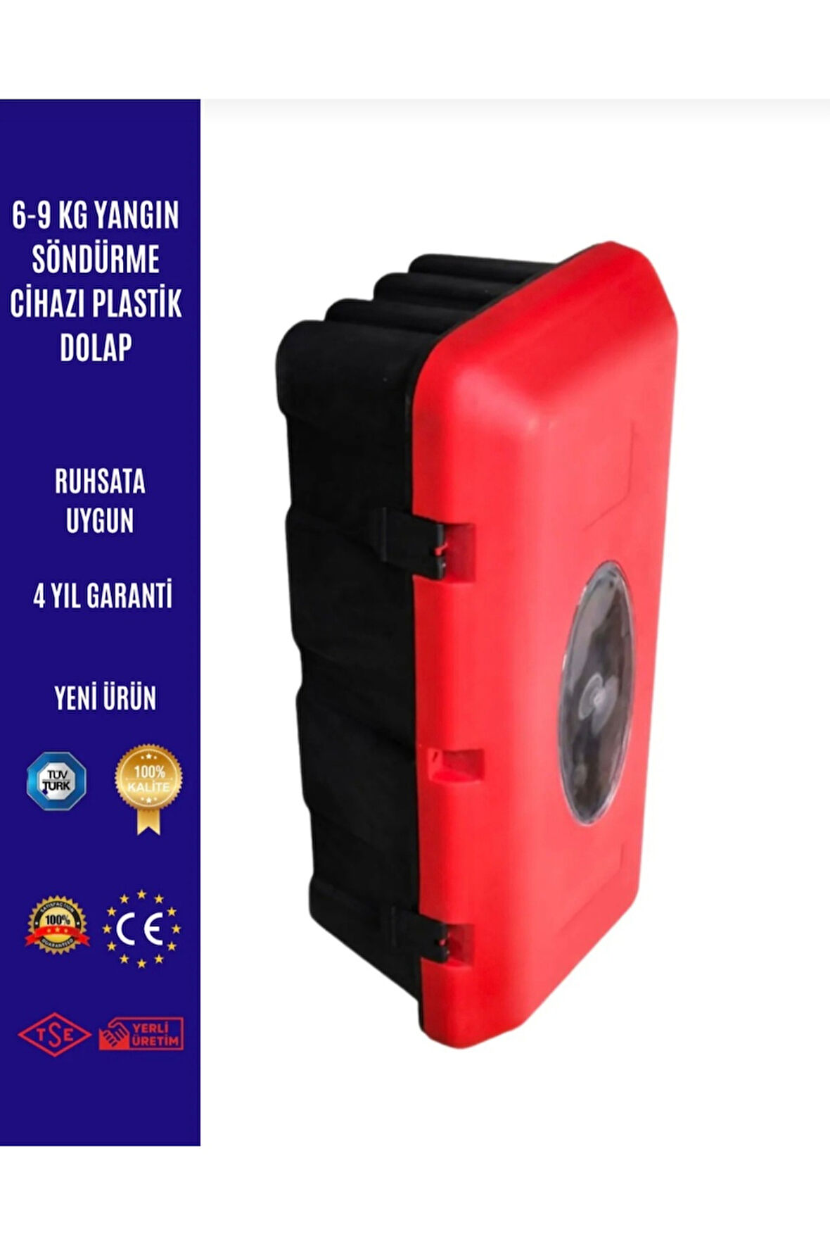 6-9 KG YANGIN SÖNDÜRME CİHAZI PLASTİK DOLAP
