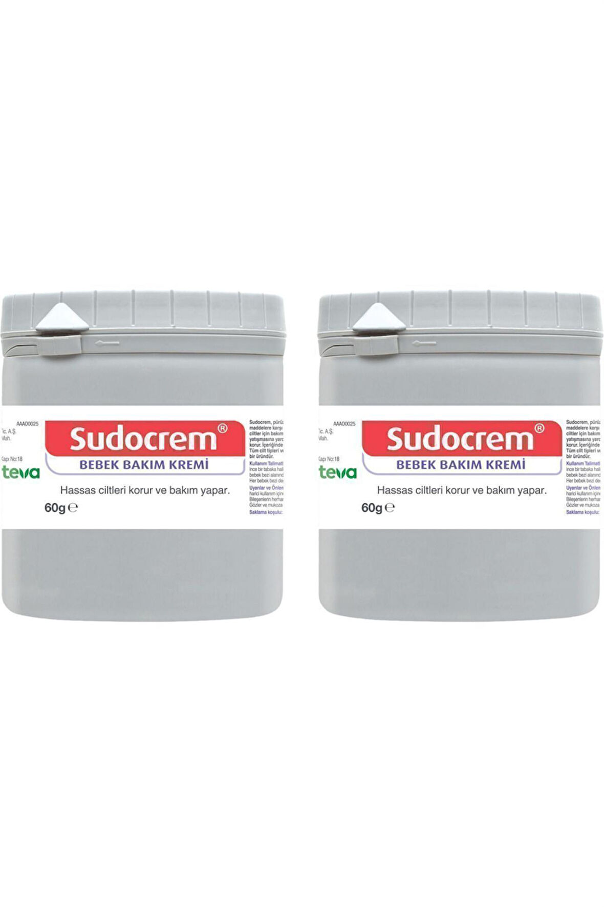 Sudocrem Bebek Bakım Kremi 60 gr 2 Adet