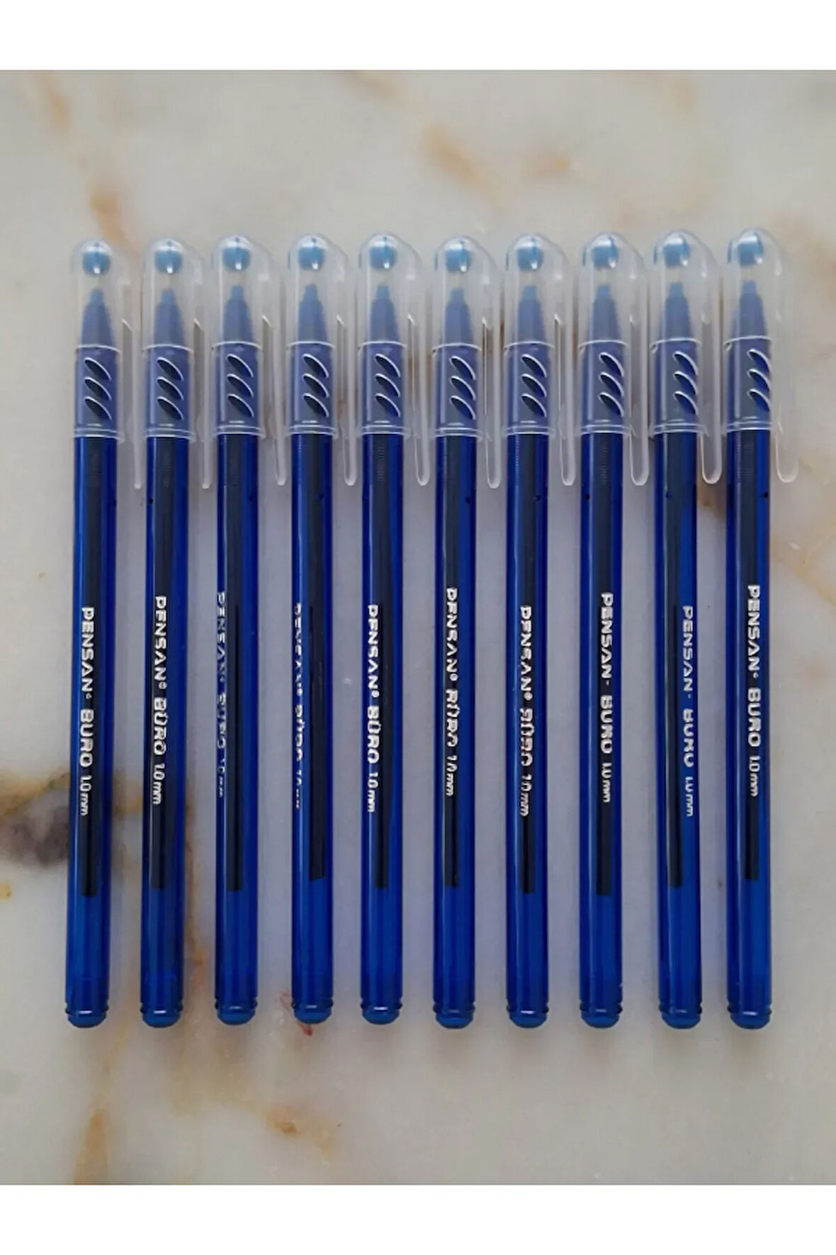 Büro Tükenmez Kalem 1.0mm Mavi (10'lu)