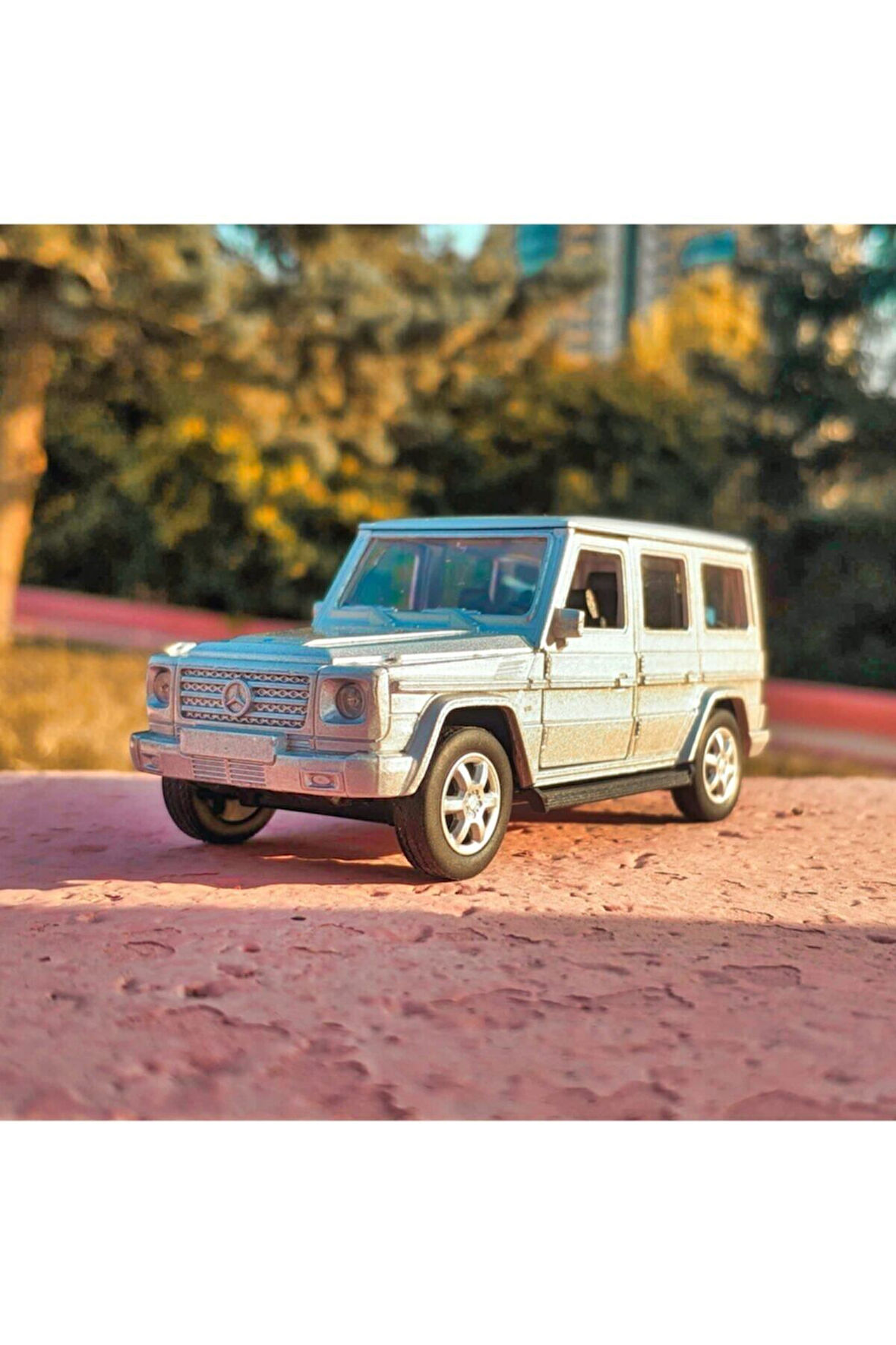 Benz G63 Koleksiyon Metal Araba 12cm Jip Gri Grig63