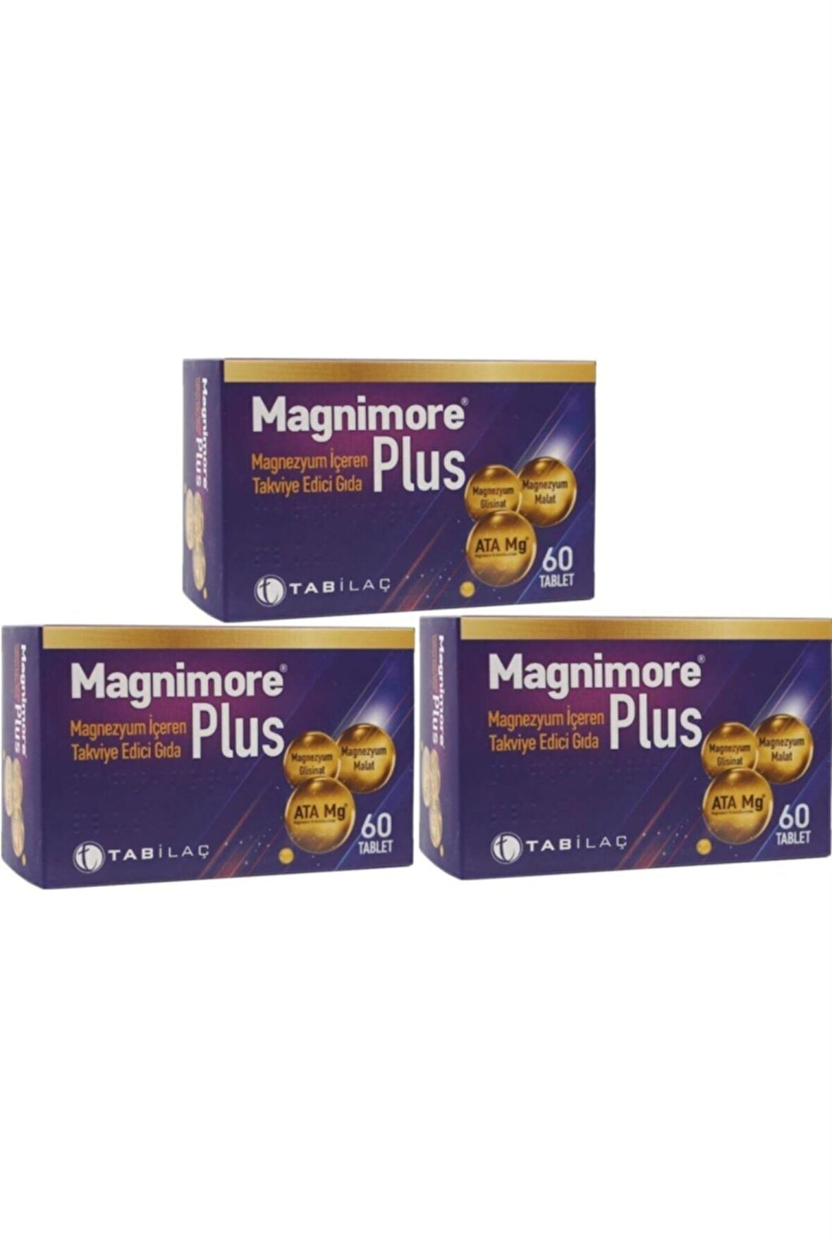 Magnimore Plus 60 Tablet 3 Adet
