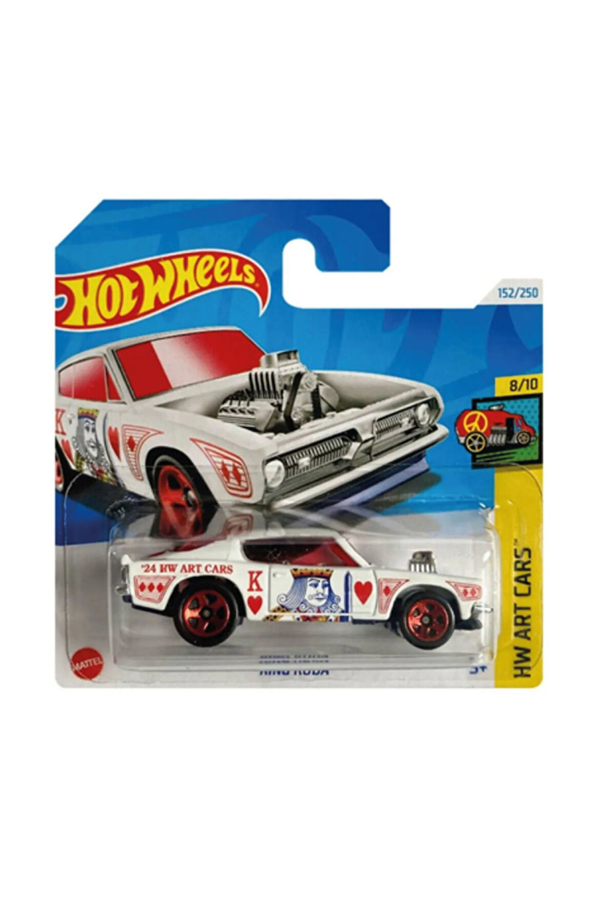 1/64 Ölçek Tekli Regular Arabalar HTB77 Hw Art Cars / King Kuda