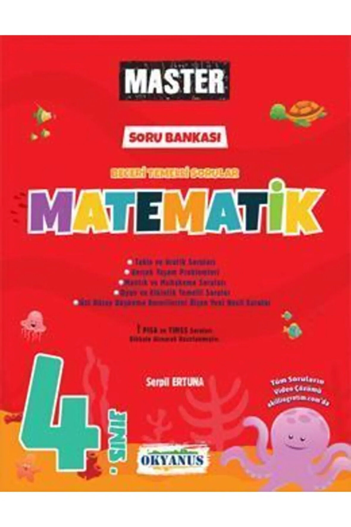 4. Sınıf Master Matematik Soru Bankası Okyanus Yayıncılık 2020 2021