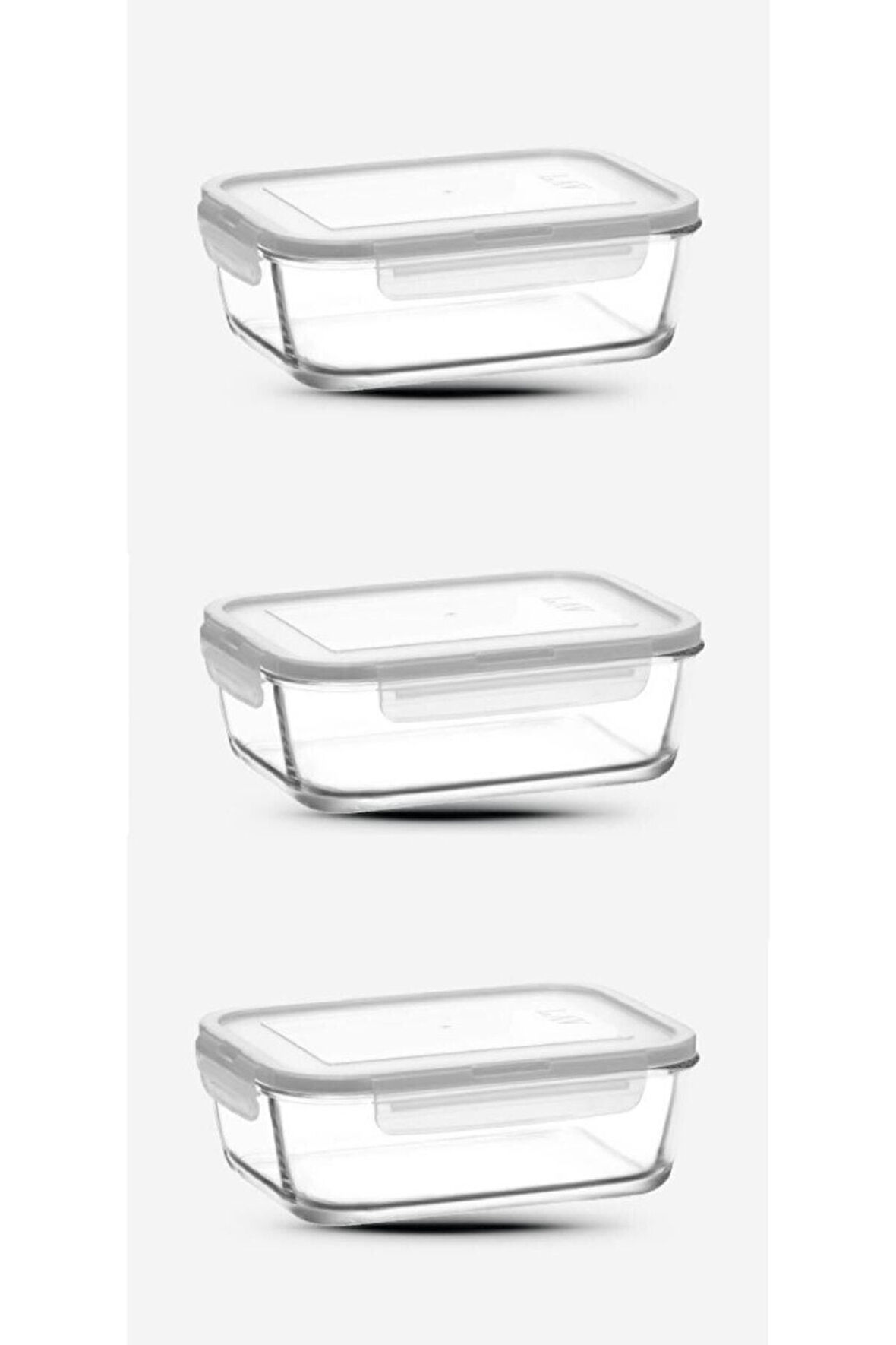 Lav fresco saklama kabı - lav 3 lü çok amaçlı erzak saklama kabı 1200 ml.