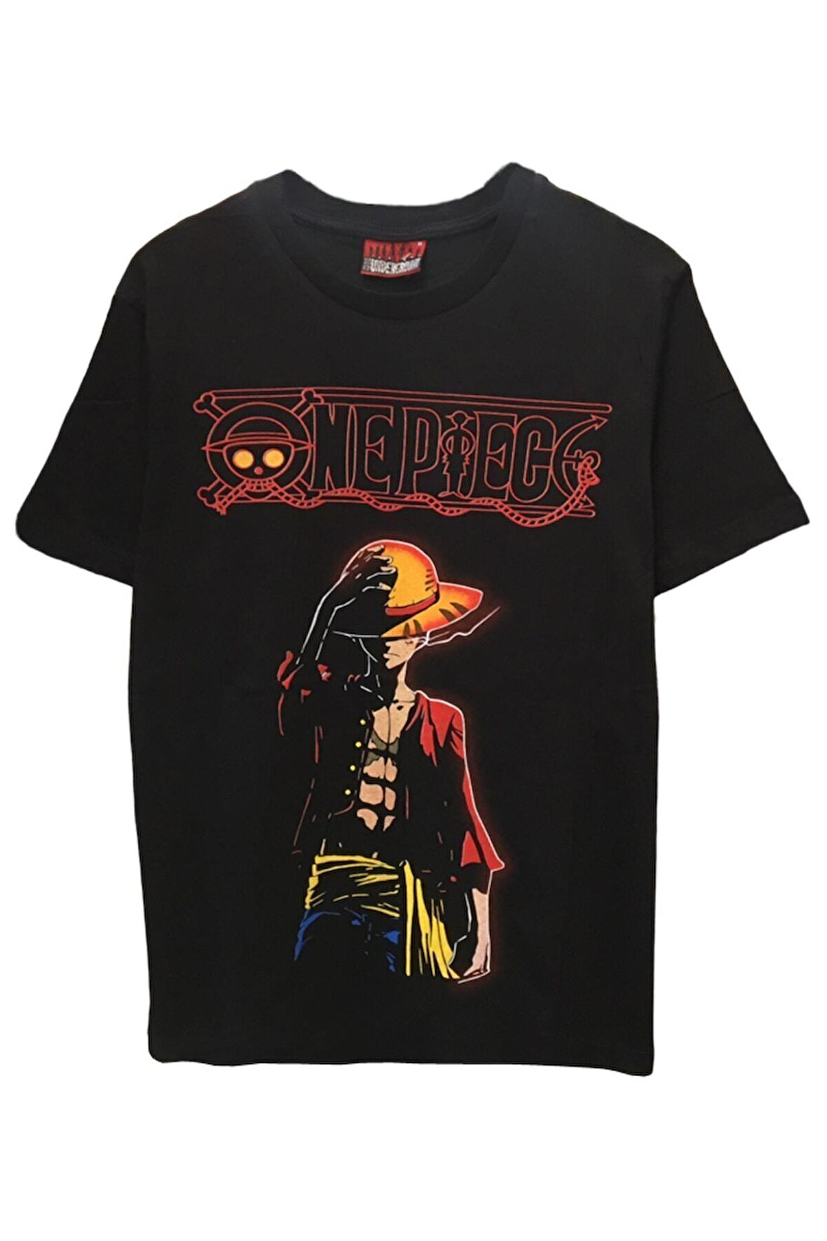 Erkek Oversize Baskılı Pamuklu Bisiklet Yaka Kısa Kollu T-shirt garalio