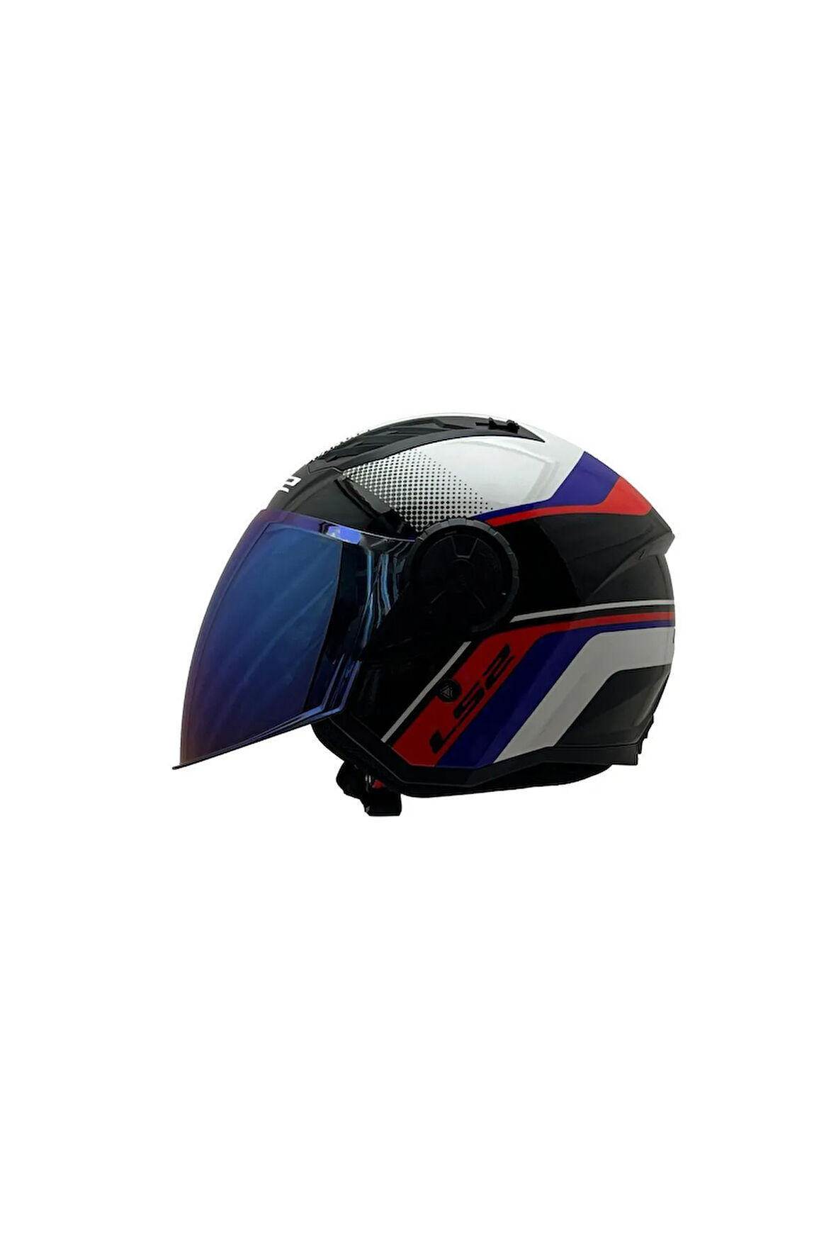 AIRFLOW 2 RUSH BEYAZ-MAVİ-KIRMIZI KASK