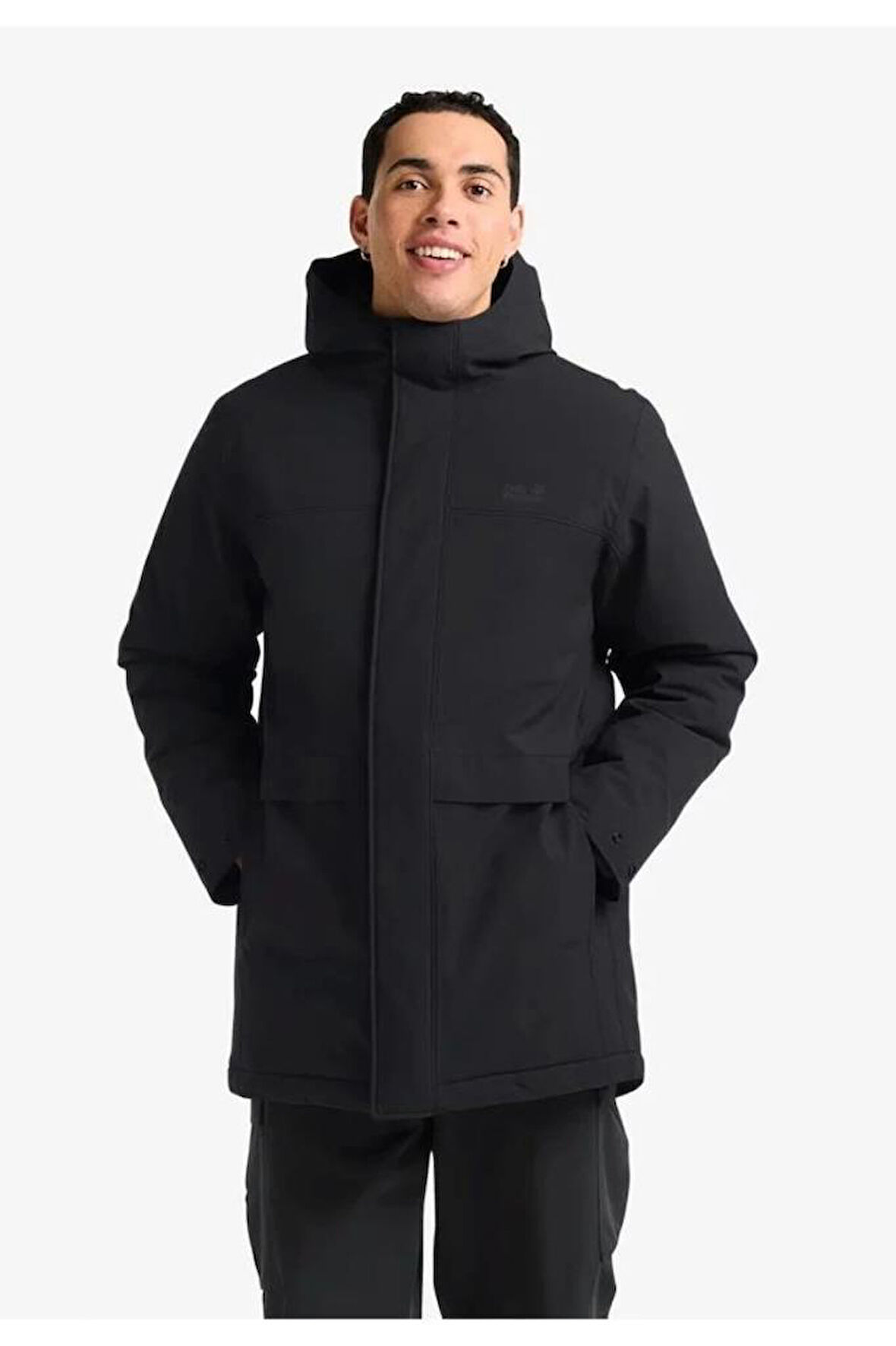 Jack Wolfskin COLD CAMP COAT M A65022-OUT CEKET BLACK ERKEK MONT