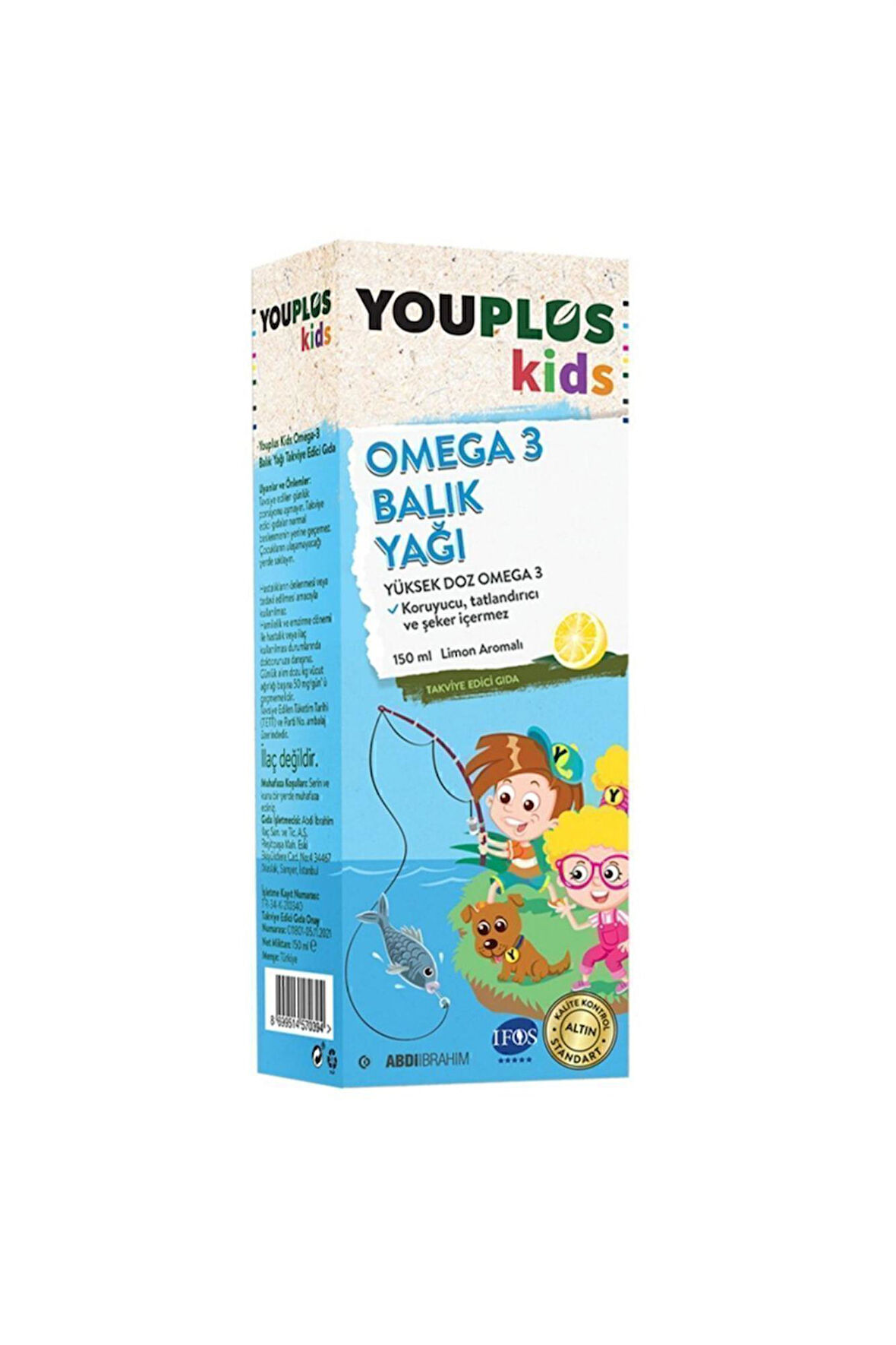 Youplus Kids Omega 3 150 ml Şurup