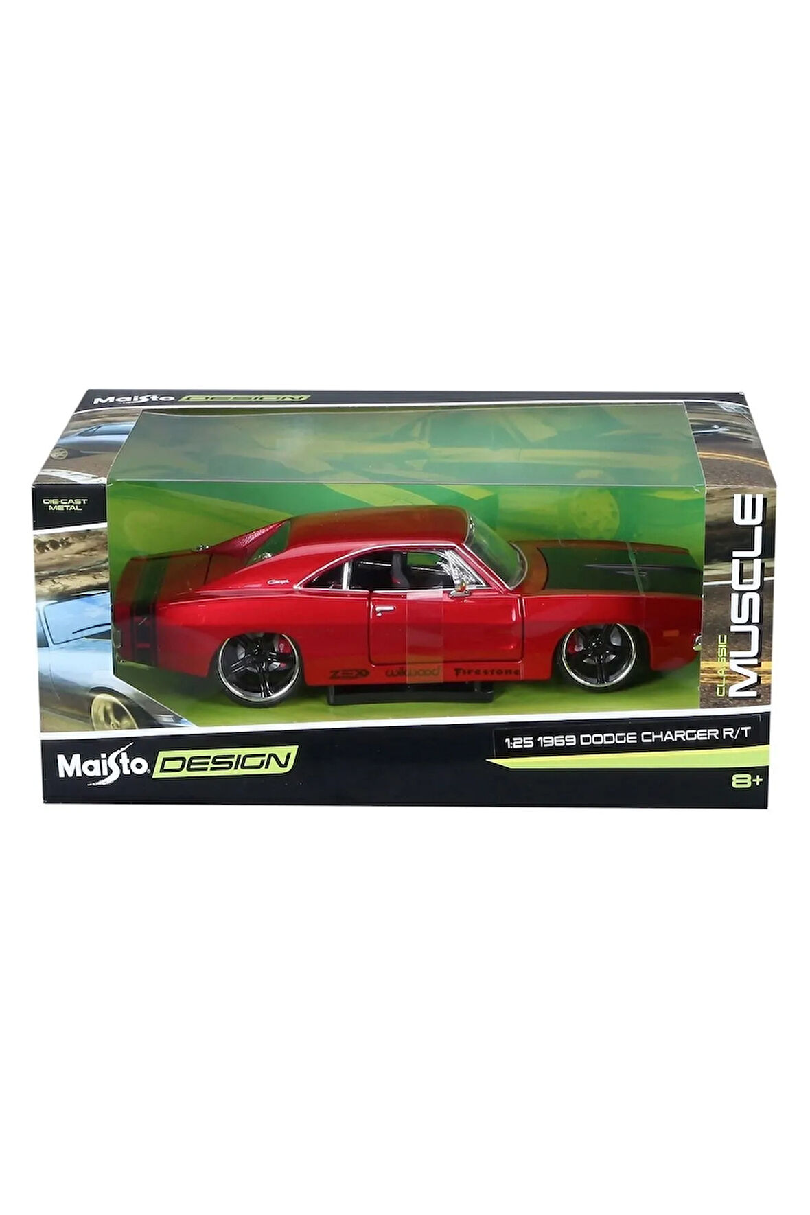 May 32537 1969 Dodge Charger R T 1:25 Model Araba -necotoys