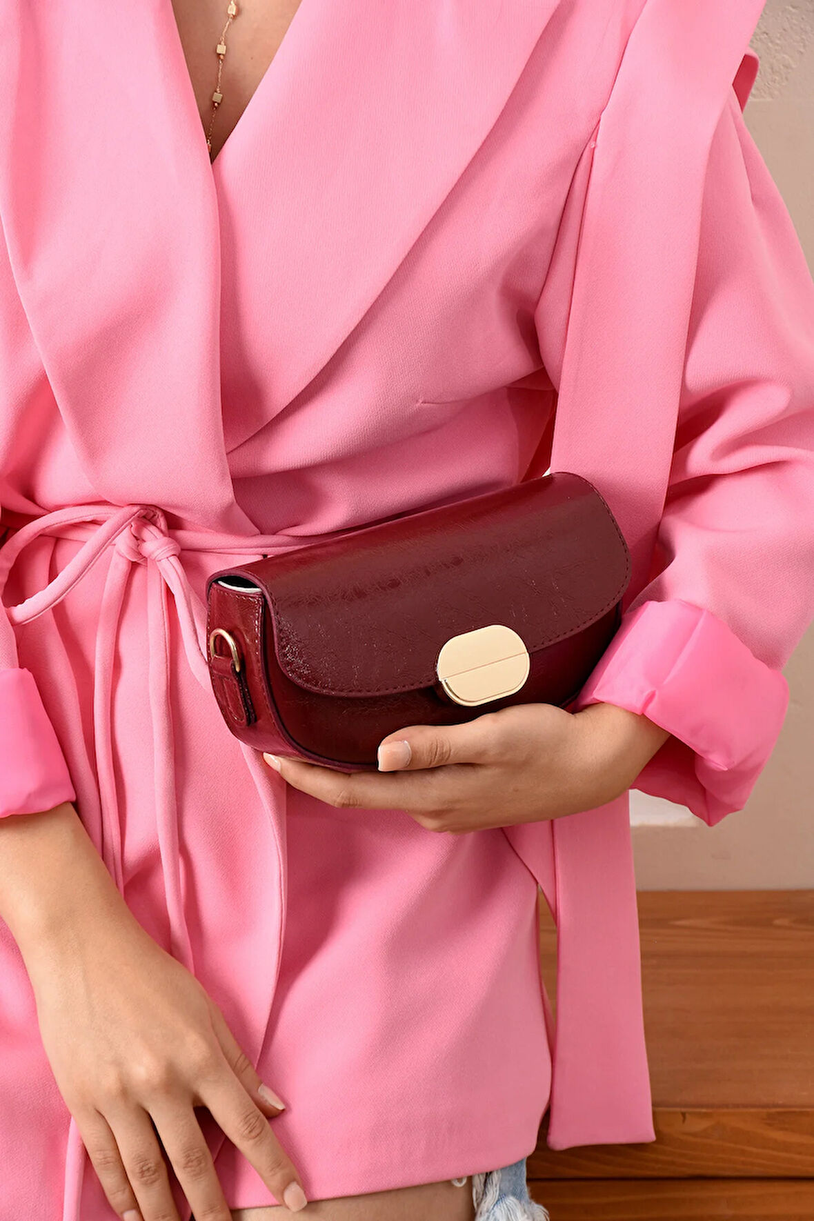 Lüks Leliyana çapraz askılı omuz çantası özel gün