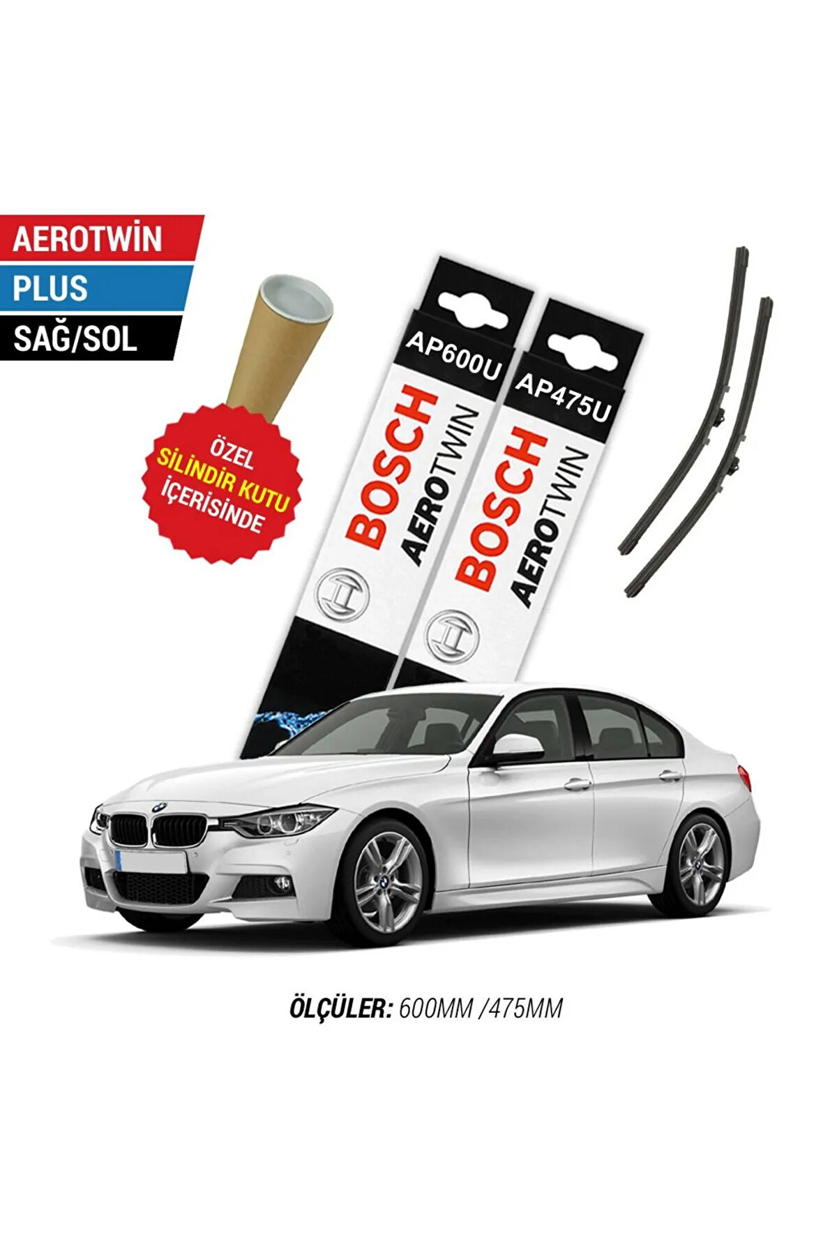 BMW F30 Silecek Takımı (2012-2019) Bosch Aerotwin Plus