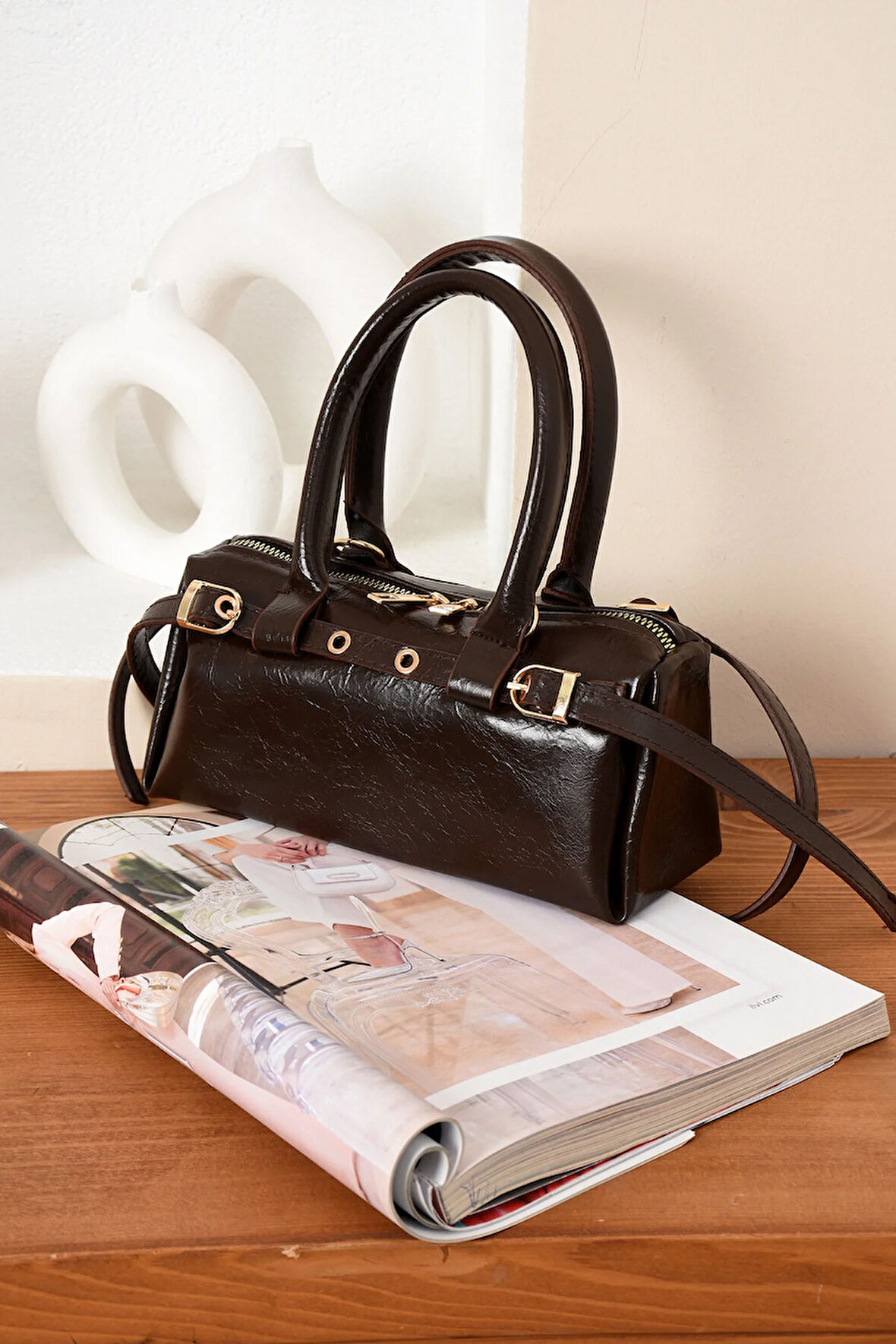 Lüks Dört Mevsim El Ve Omuz Çantası