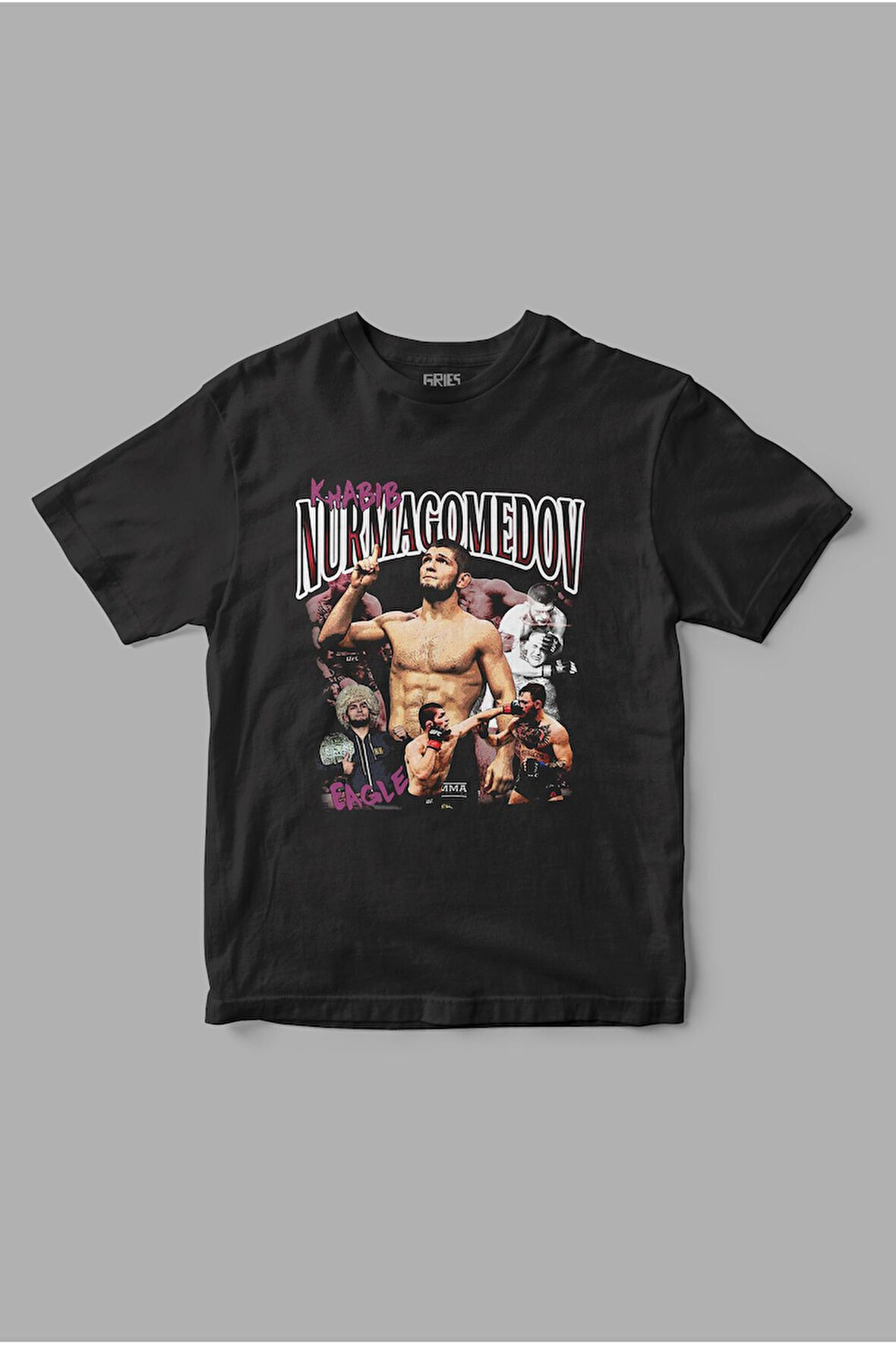 Khabib Nurmagomedov Retro Baskılı Tişört