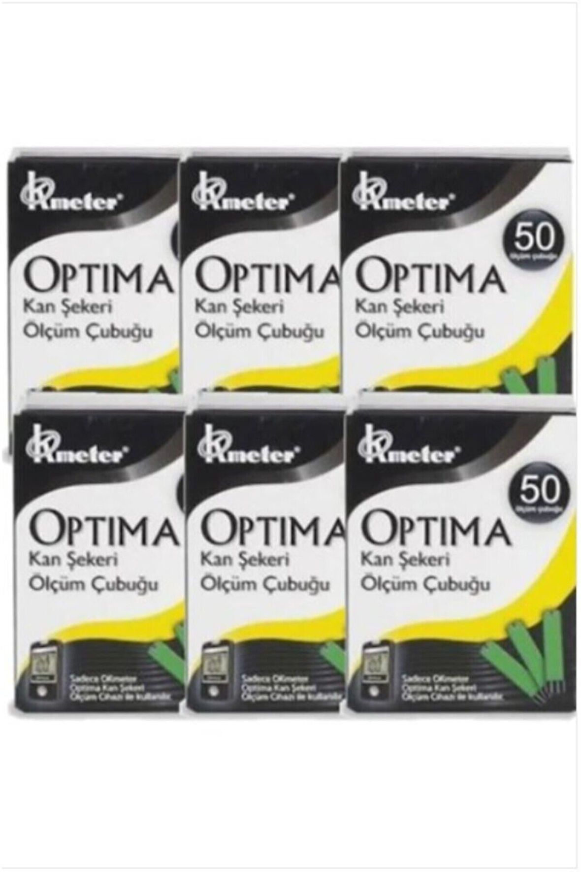 Seker Ölçüm Stripi (çubuğu) 50'li X 6 Kutu