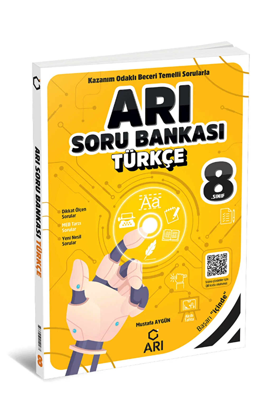 8. Sınıf LGS Türkçe Soru Bankası Arı (Kitapsenin'e Özel Güncel Baskıdır)