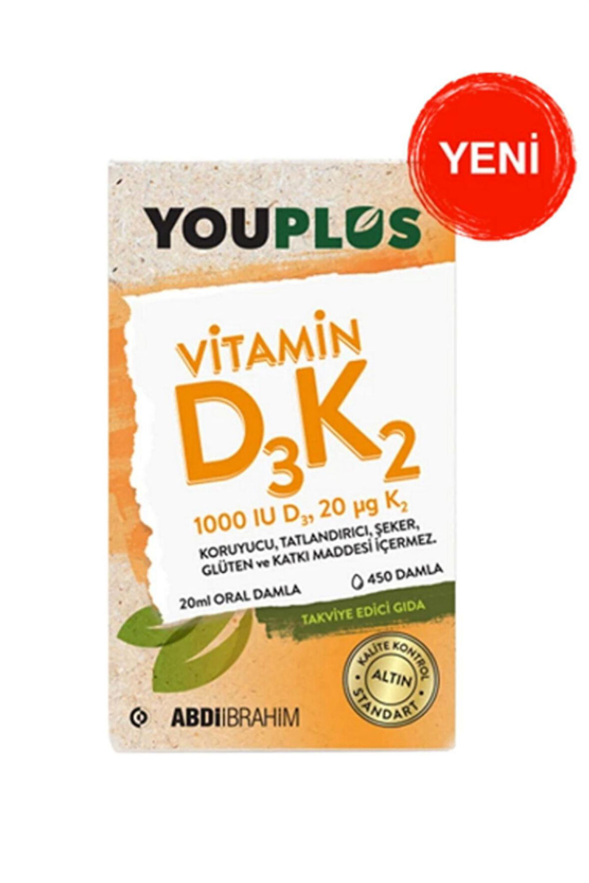 Youplus Vitamin D3K2 20 ml