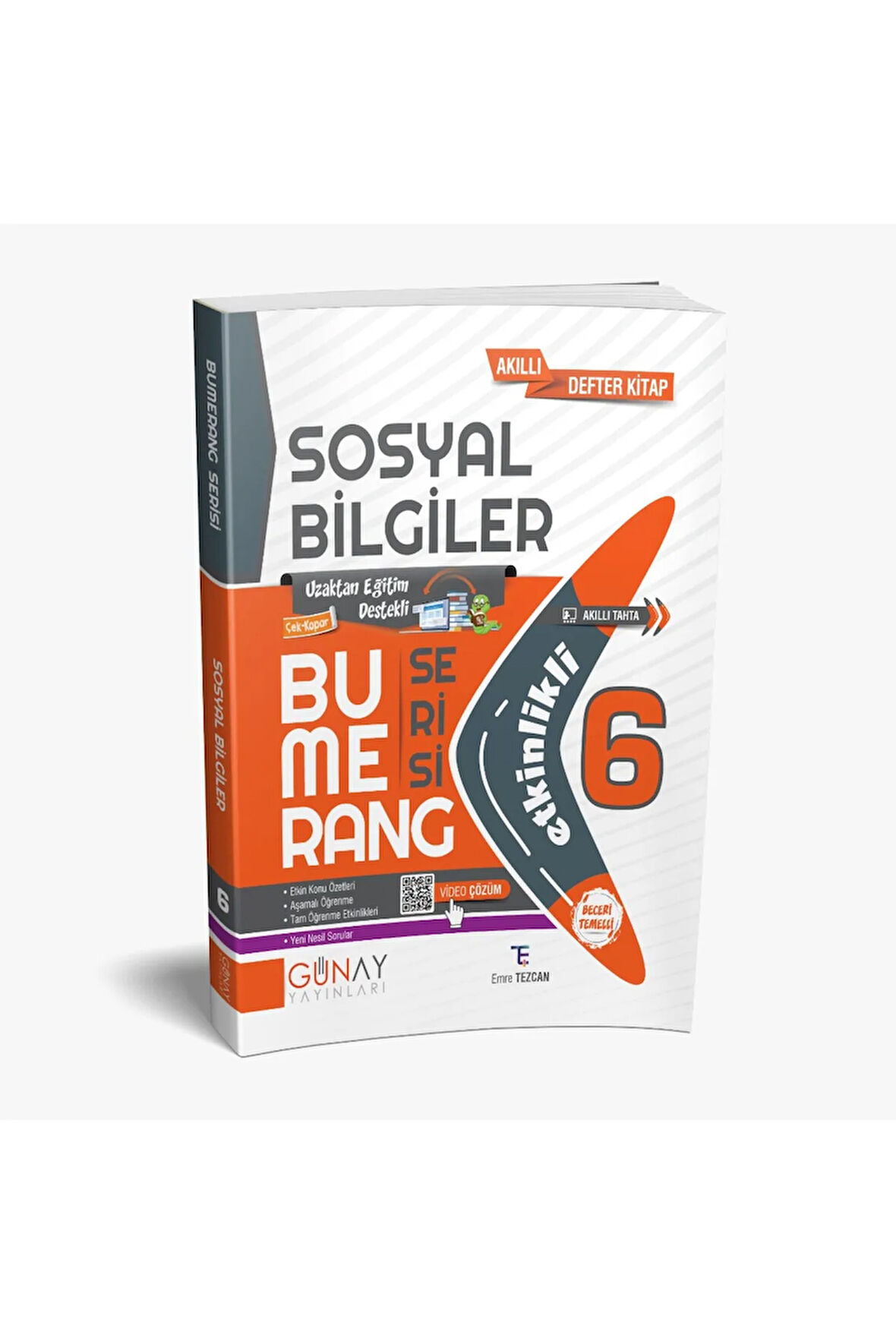 Yeni 6. Sınıf Sosyal Bilgiler Bumerang Etkinlikli Kitap Konu Anlatımlı Soru Bankası Güncel
