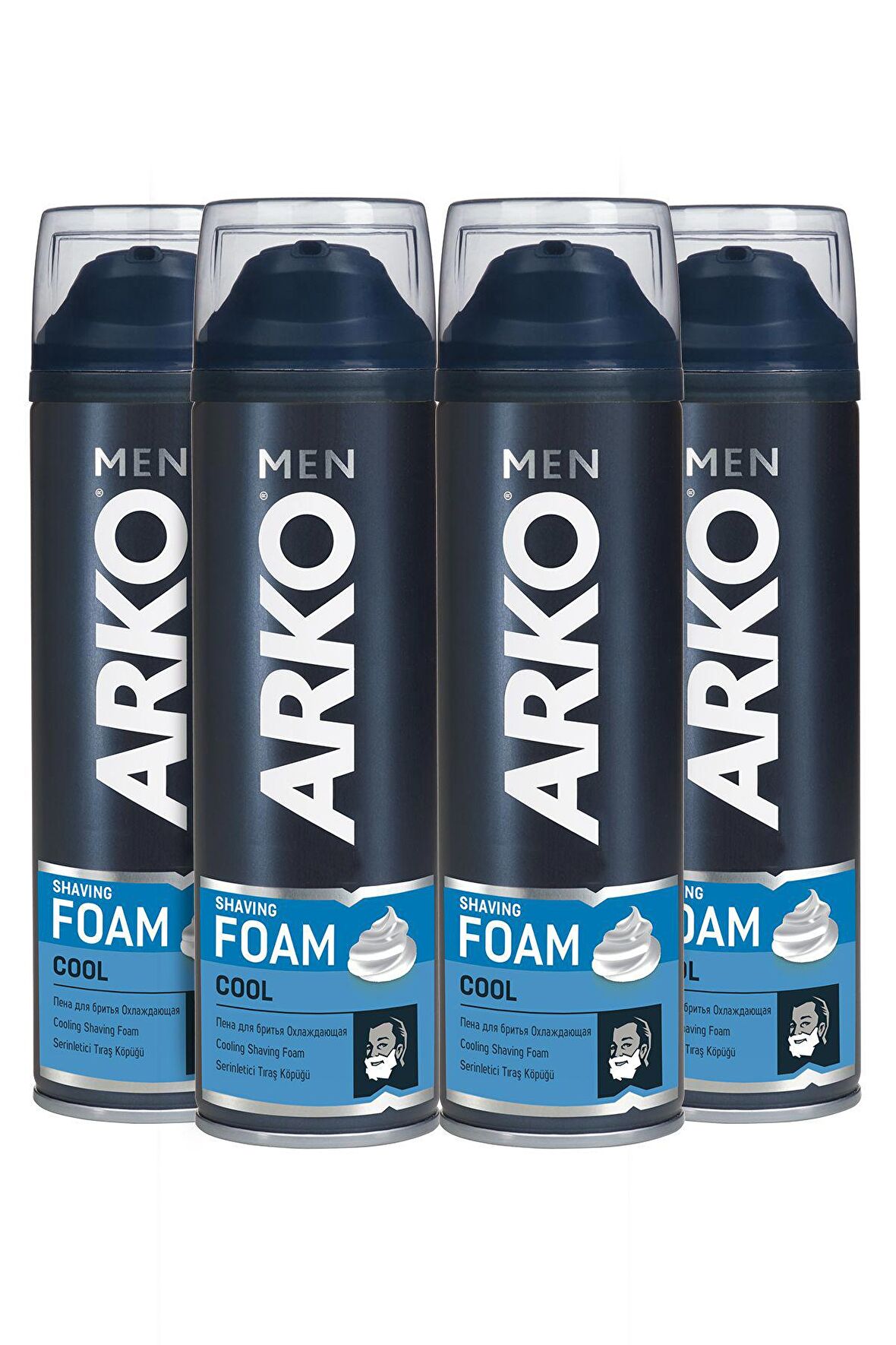 Arko Men Cool Tıraş Köpüğü 200 ml 4 Adet