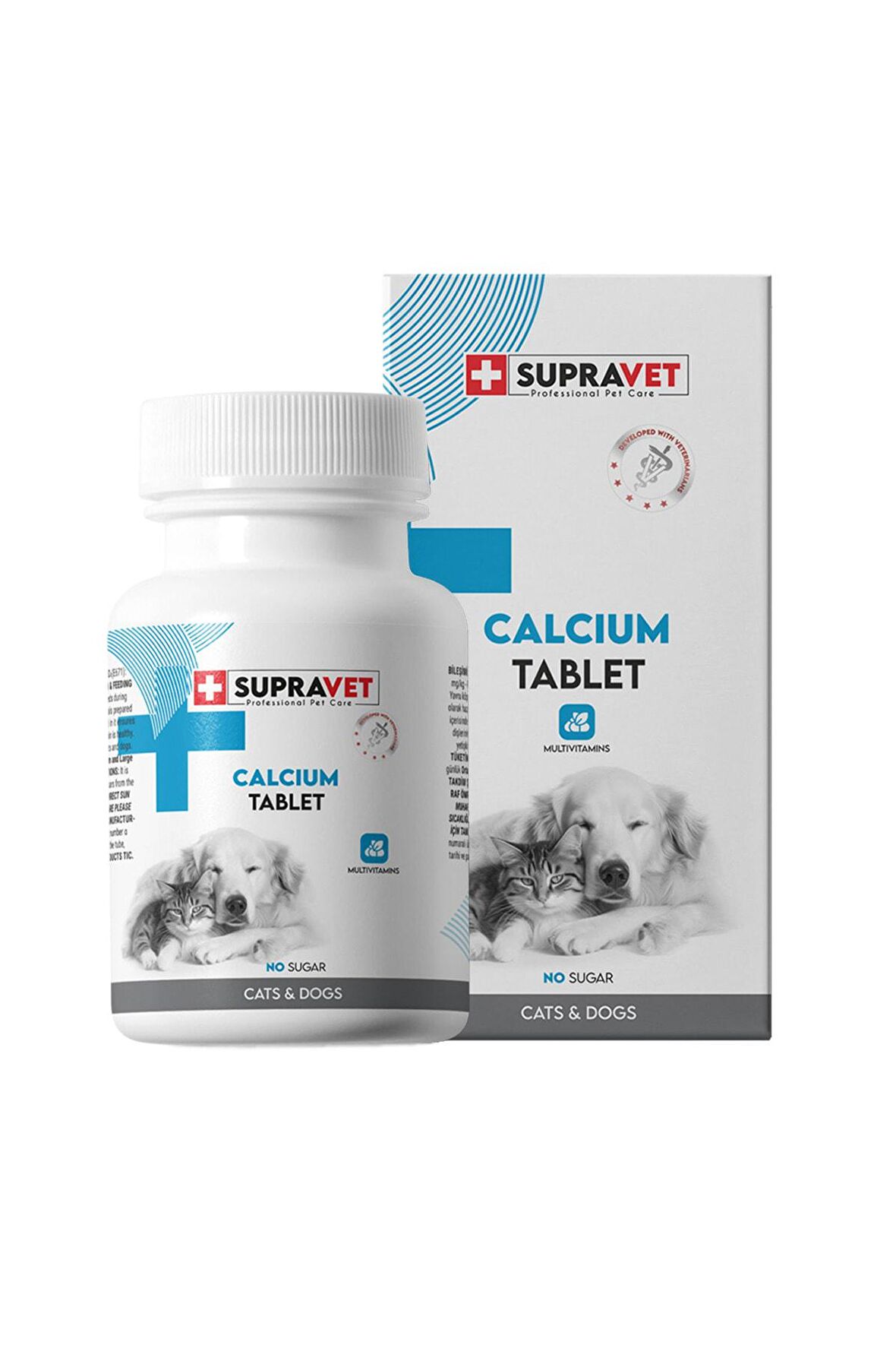 Calcium Kedi ve Köpekler İçin Kalsiyum Tablet 75 Adet