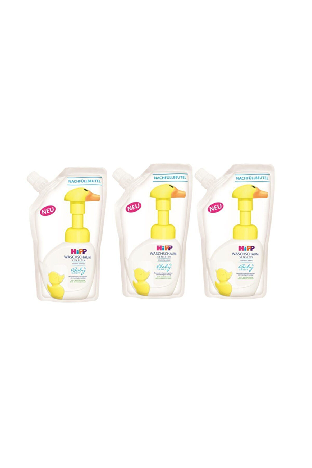 Hipp Babysanft El Yıkama Köpüğü Yedek Poşet 250 Ml x 3 Adet