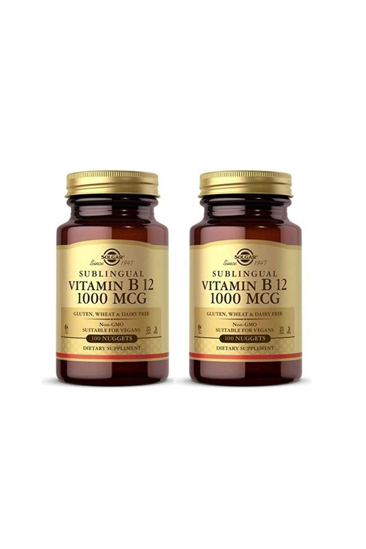 Solgar Vitamin B12 1000 Mcg 100 Dilaltı Tablet 2 Adet