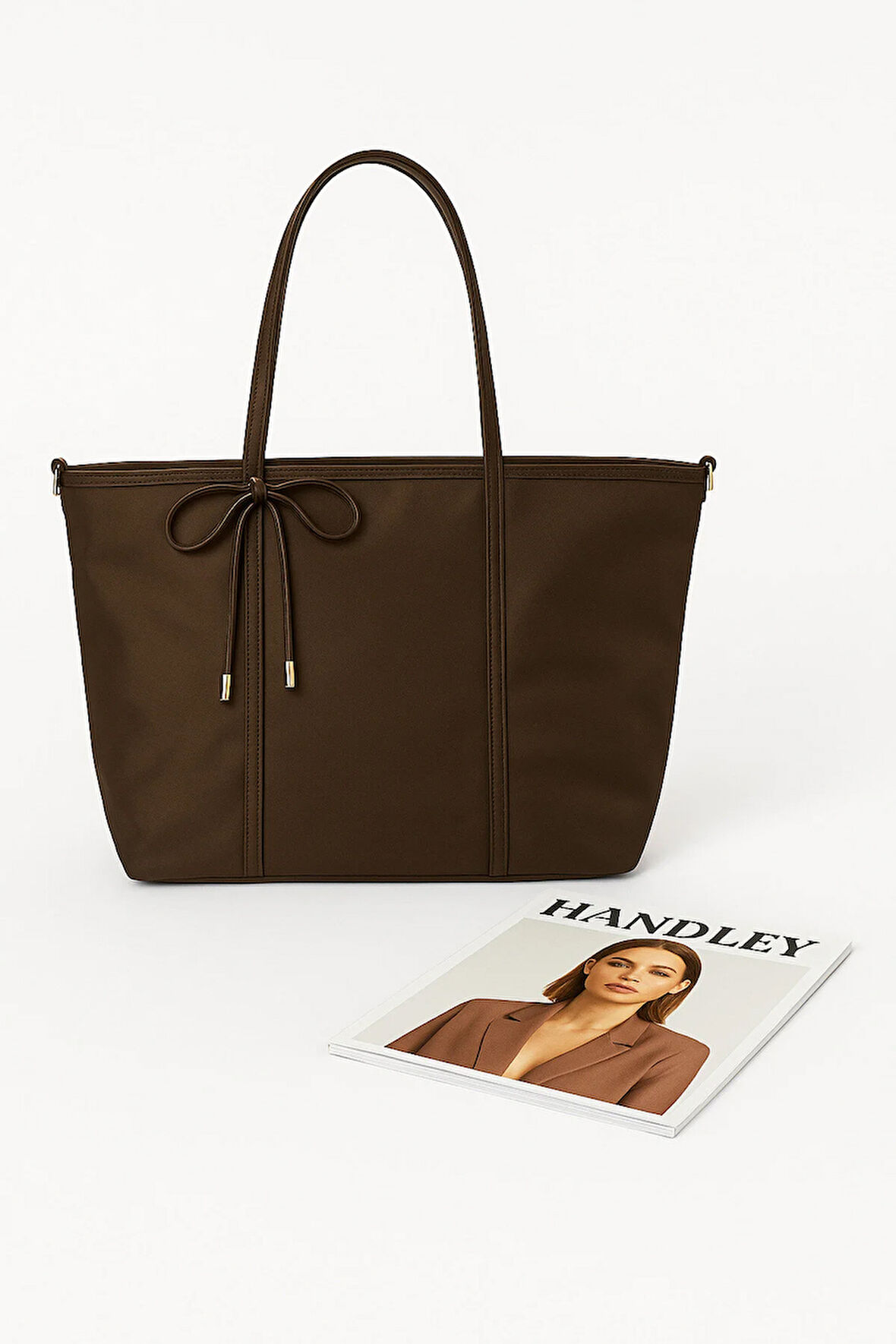 Luxe Bow Tote Omuz Çantası