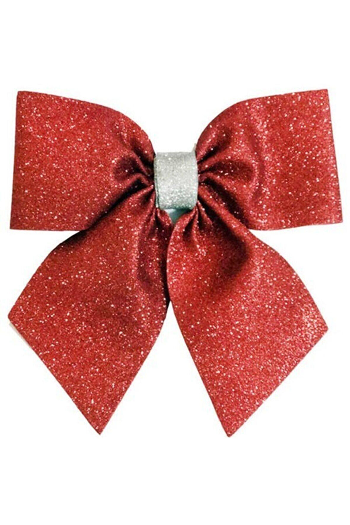 Büyük Boy Hazır Fiyonk Eva Simli Kırmızı ( 25 Cm * 25 Cm )