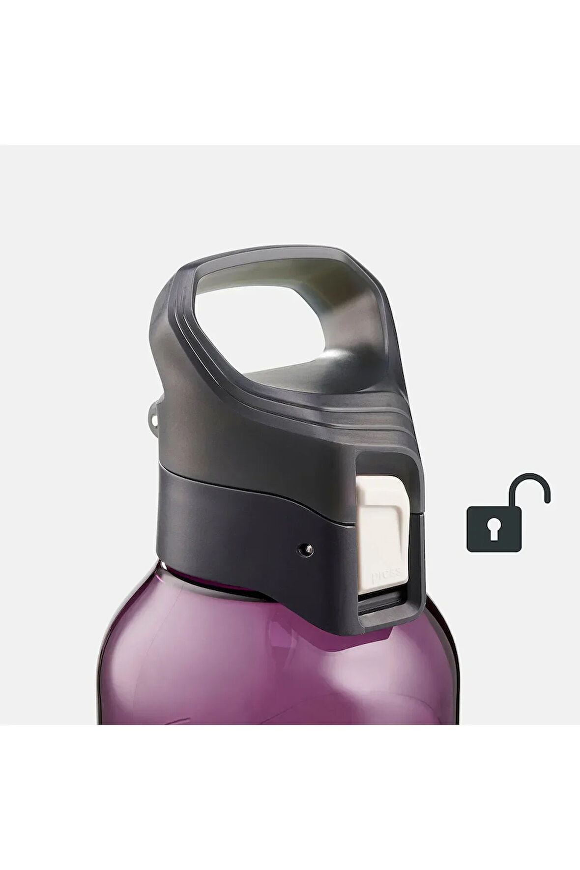 Quechua Outdoor Plastik Matara - Mavi - 0,8 Litre - Mh500