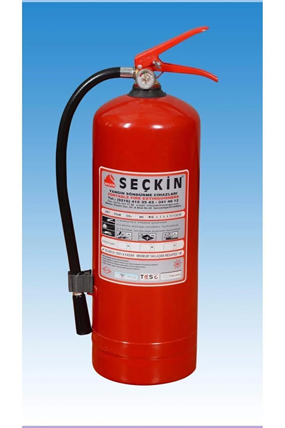 Tozlu Yangın Tüpü