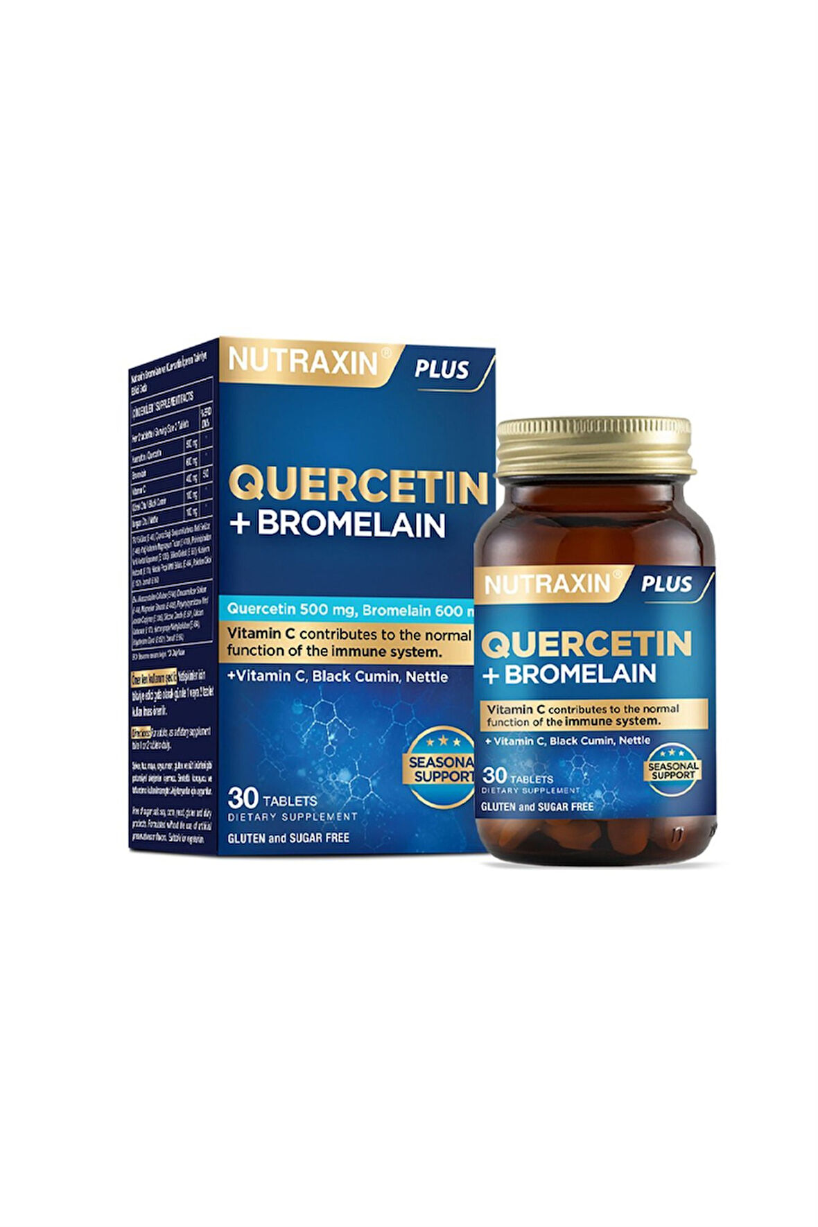 Nutraxin Quercetin + Bromelain 30 Tablet