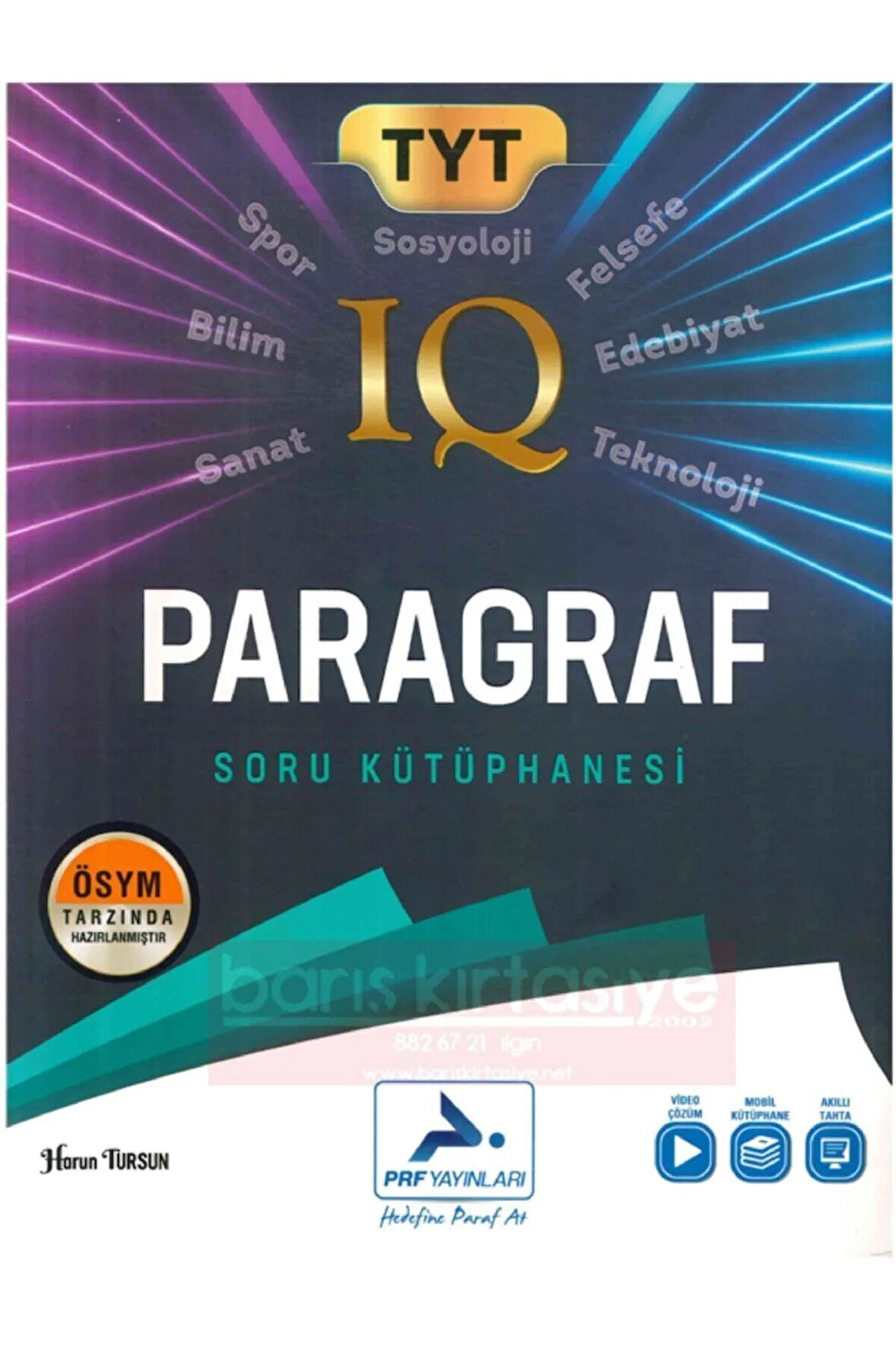 Paraf Yayınları Tyt Iq Paragraf Soru Kütüphanesi