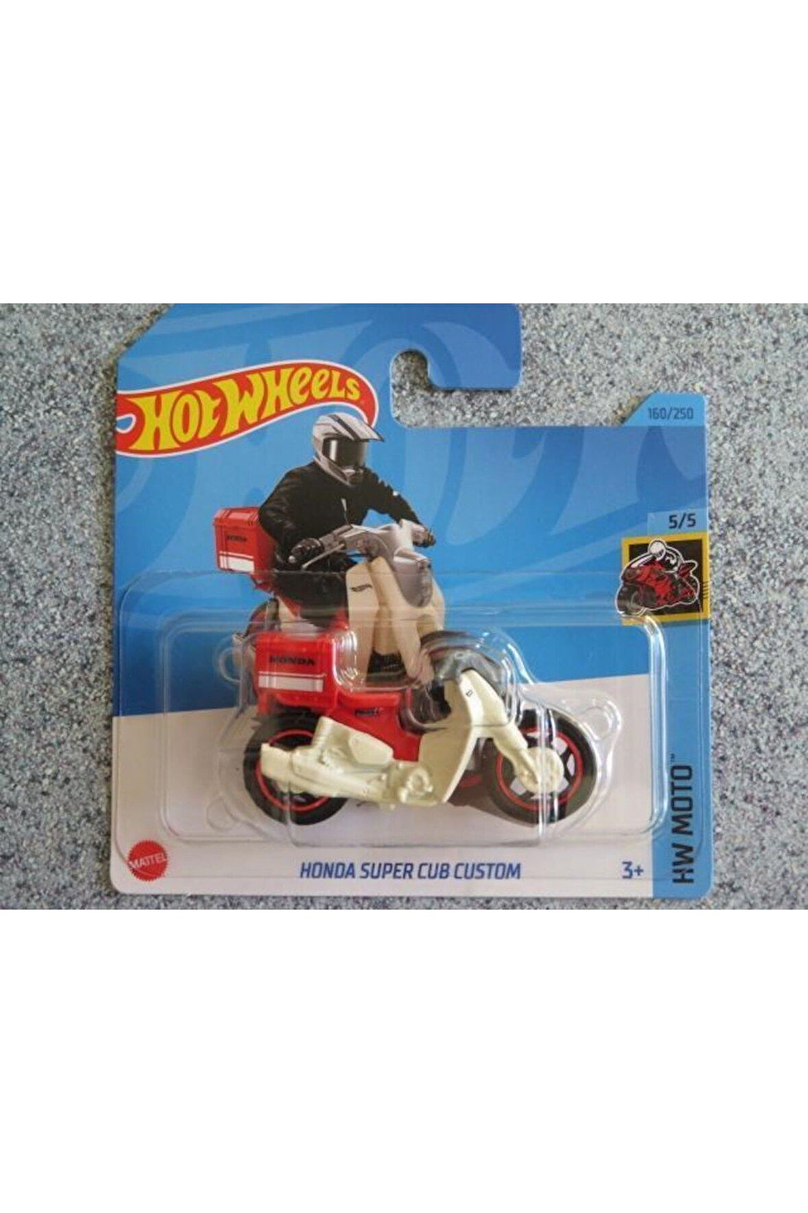 H3H 160 HONDA SUPER CUB CUSTOM bike red 2023 160/250 CaseH New Cast- HKG43