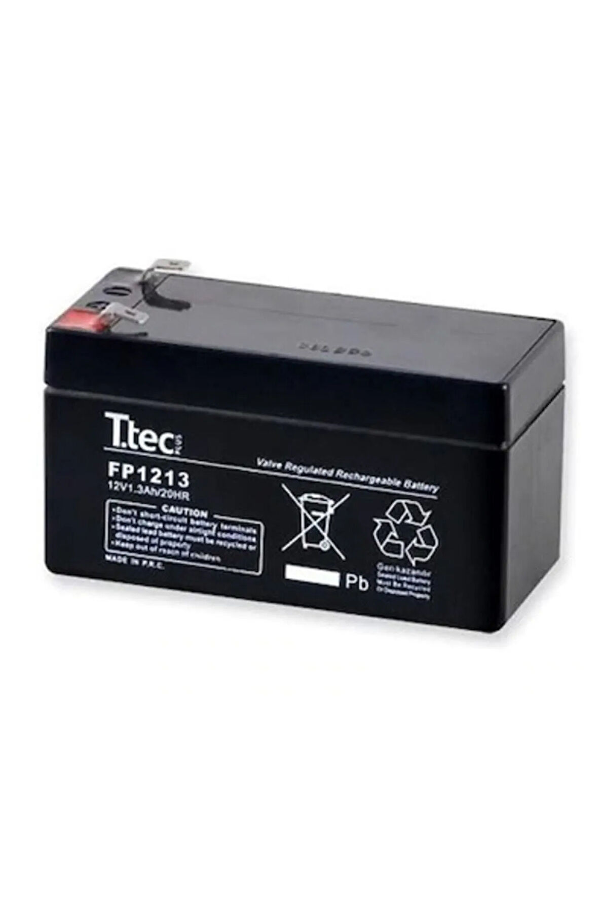 Ttec 12v 1.3 Ah Kuru Tip Akü Uyumlu 1,3 Amper-elektronik Aletler, Alarm Ve Güvenlik Sistemleri