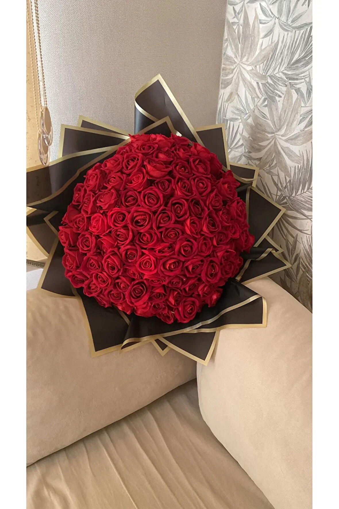 71 Li Kırmızı Gül Kız Isteme Çiçeği Buketi