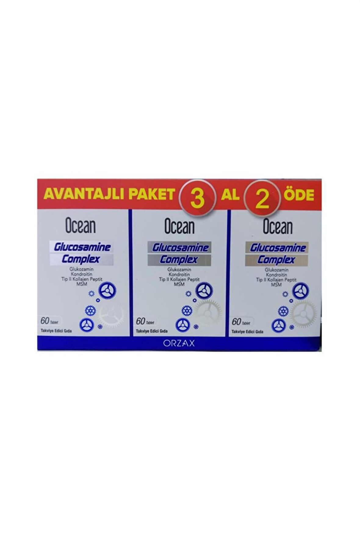 Ocean Glukozamin Komplex 60 Tablet 3 Adet