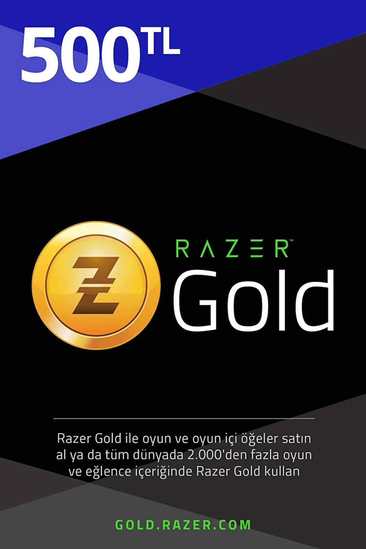 Rzr Gold Pin 500 Tl