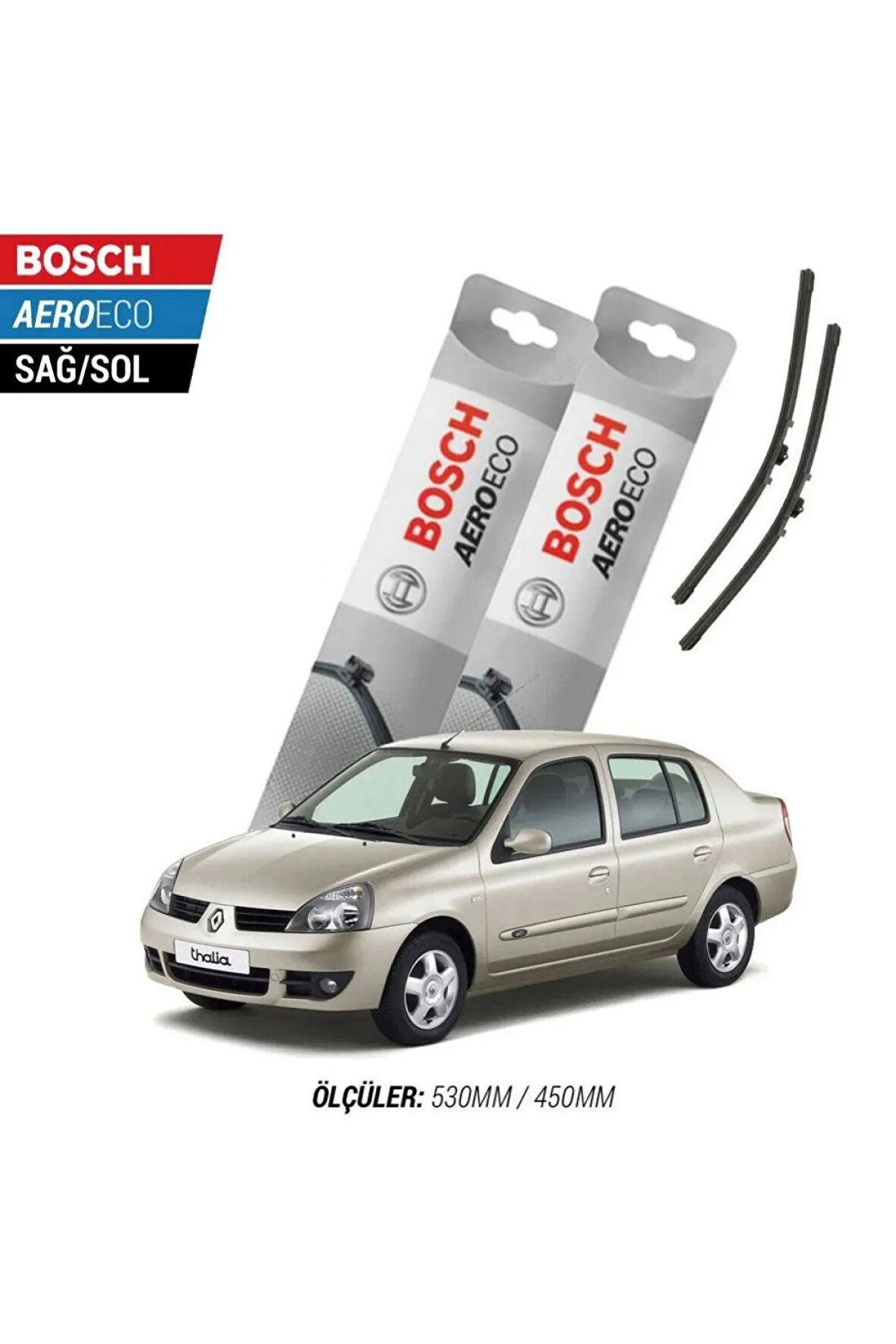Renault Symbol 2004 Model Bosch Aeroeco Muz Silecek Takımı