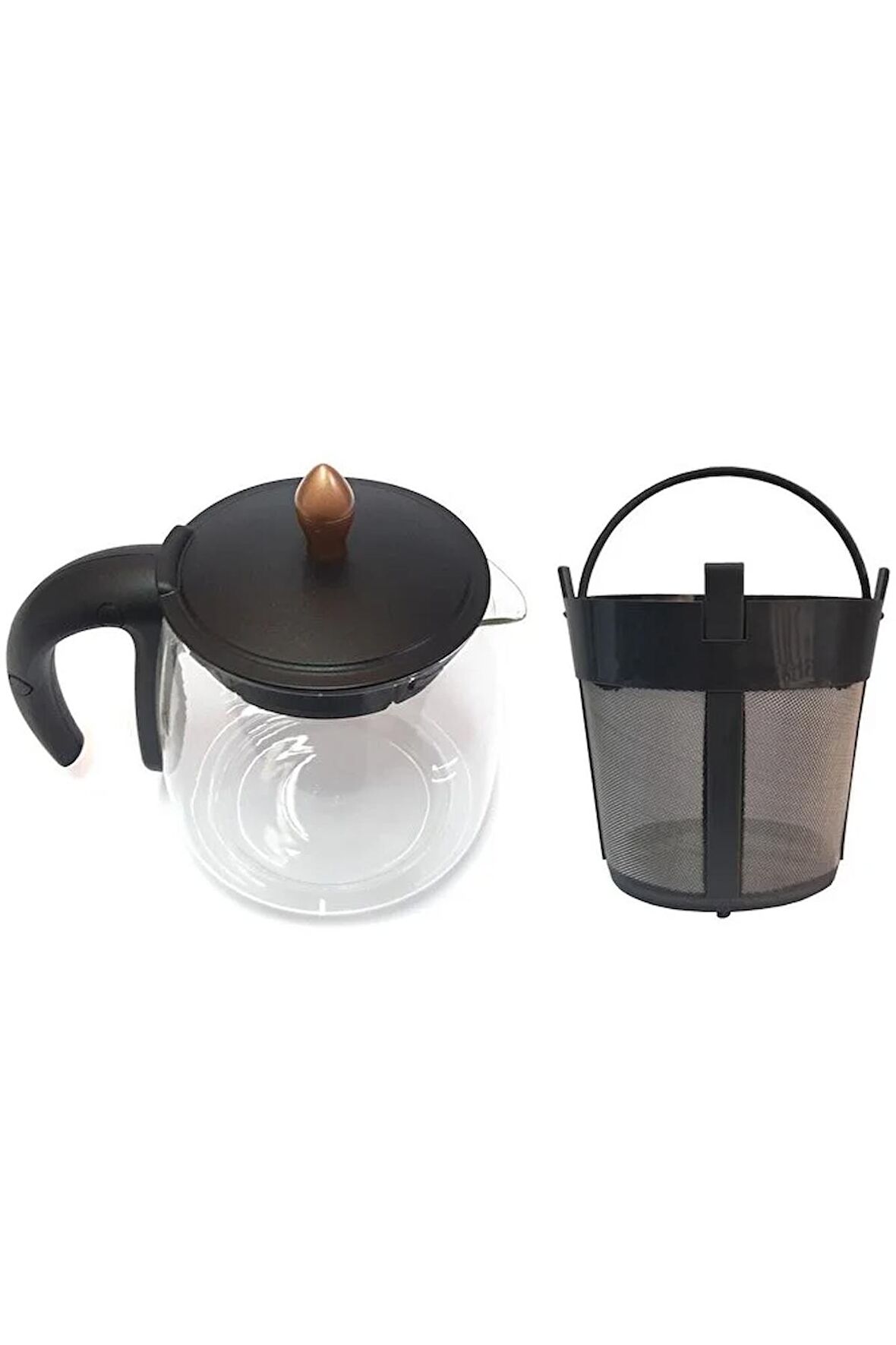 Bkk 2110 Im Çay Makinesi Için Uyumlu Filtreli Cam Demlik