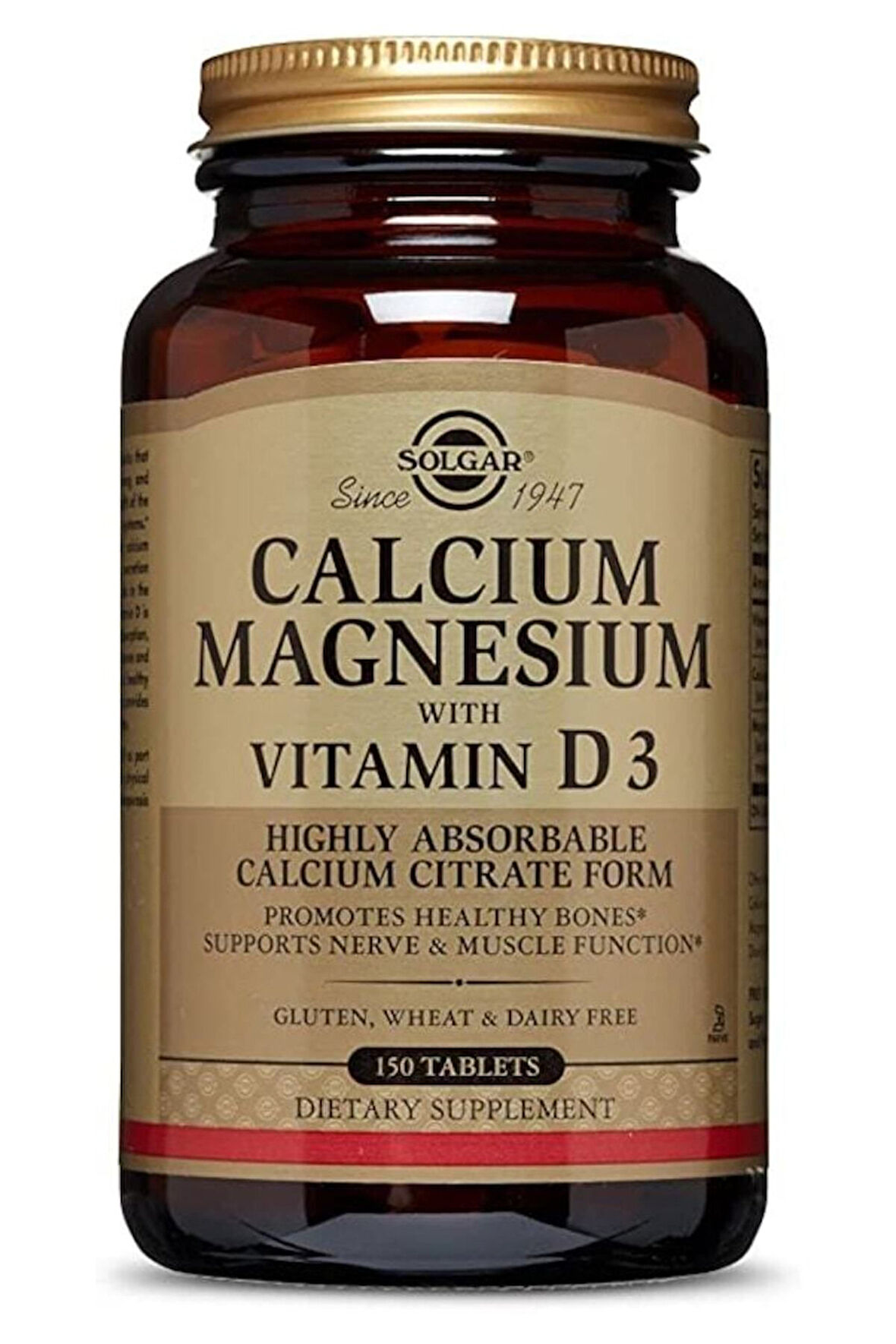 Calcium Magnesium Plus Zinc 150 Tablet 2 Adet