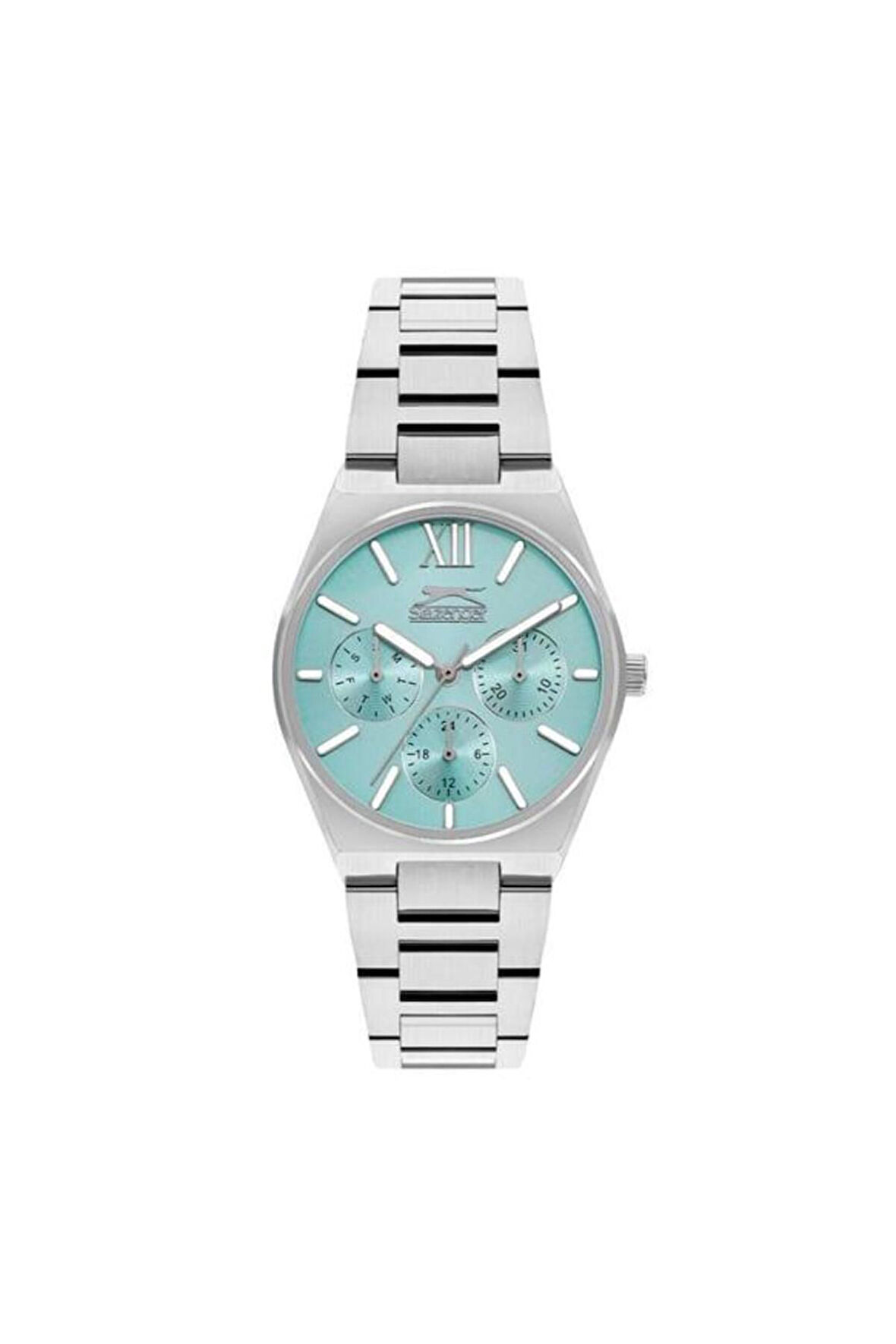 Sl.09.2243.4.05 Quartz Çelik Gri Mavi Kadran 34 Mm Kadın Kol Saati