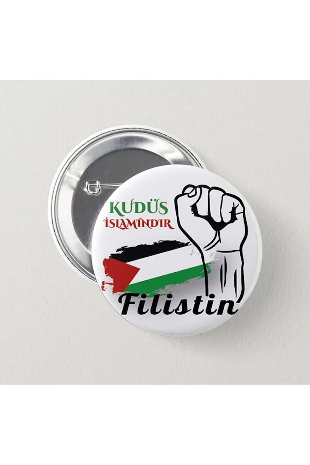 Kudüs İslamındır (Filistin) - İğneli Rozet ( 10 ADET) CaminhoRozet