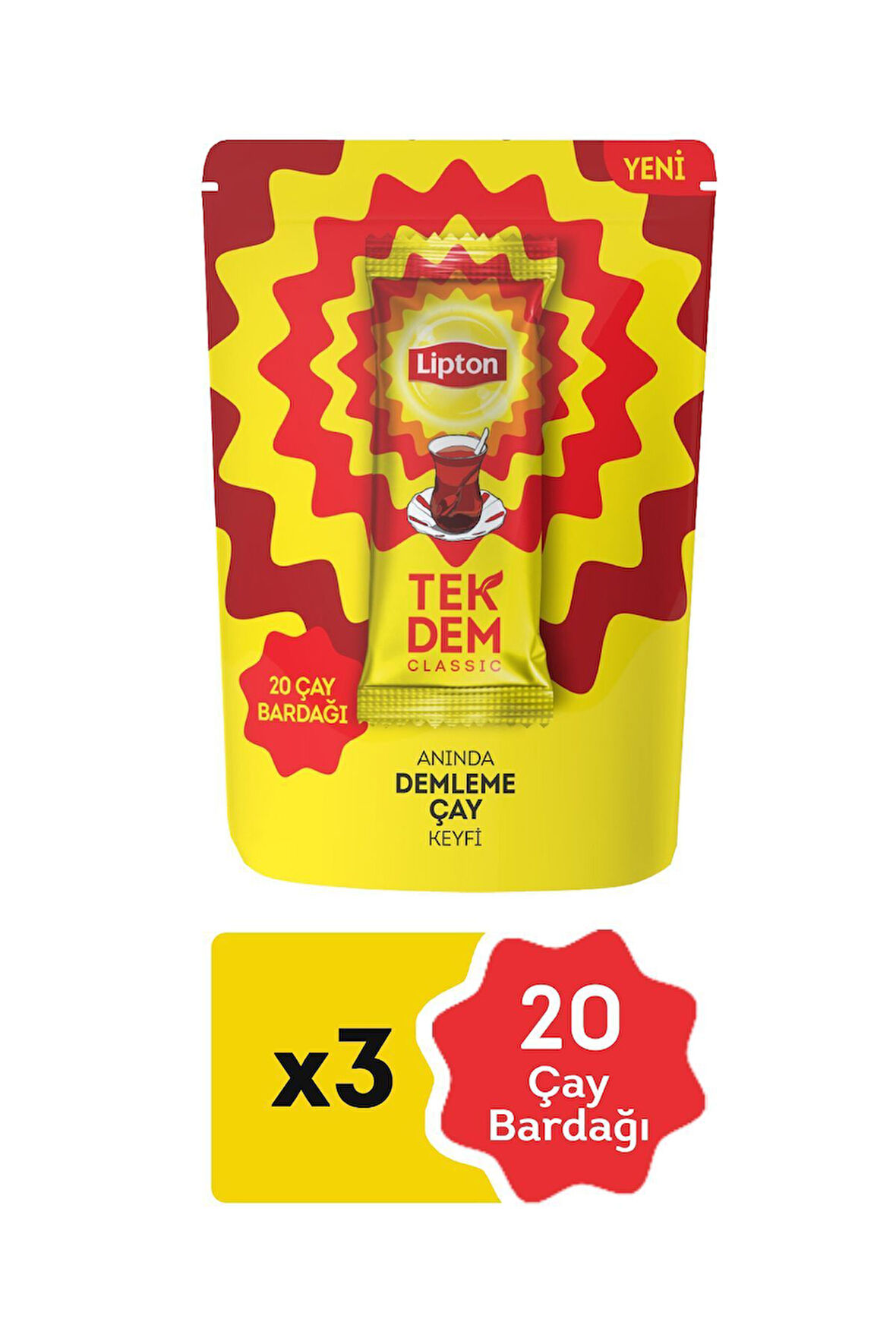Lipton Tekdem Classıc 3 x 20 li 0,95 G