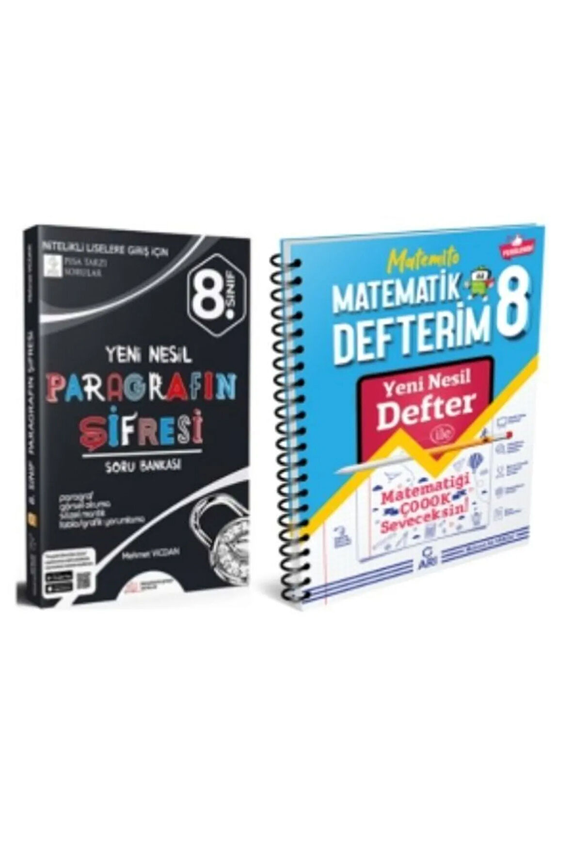 8. Sınıf Lgs Yeni Nesil Paragrafın Şifresi Soru Bankası + Matemito Matematik Defterim 8. Sınıf
