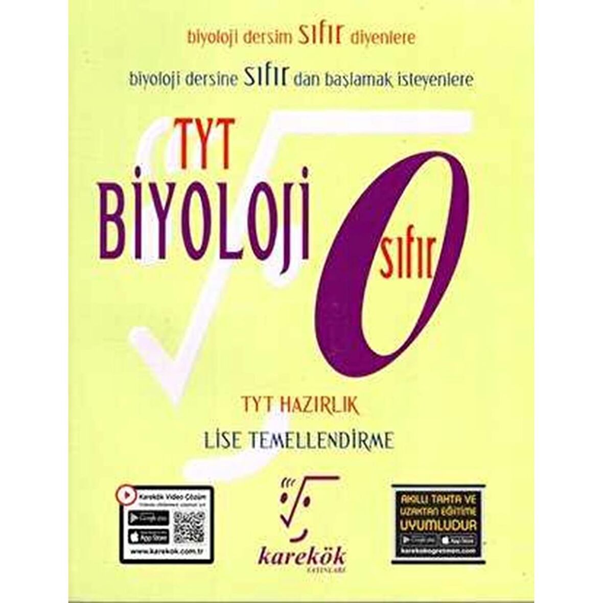 Karekök Yayınları Tyt Biyoloji Sıfır