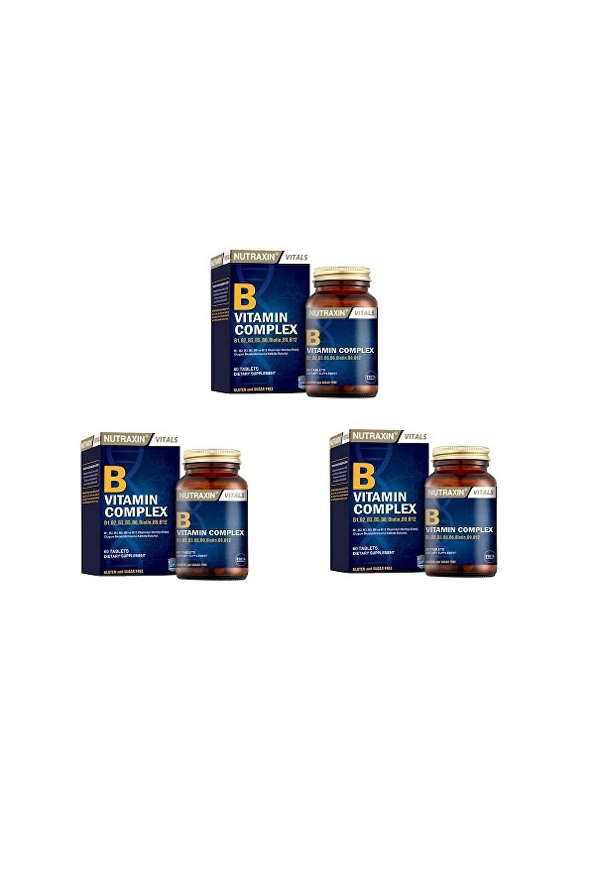 Nutraxin B Complex 60 Tablet 3 Adet