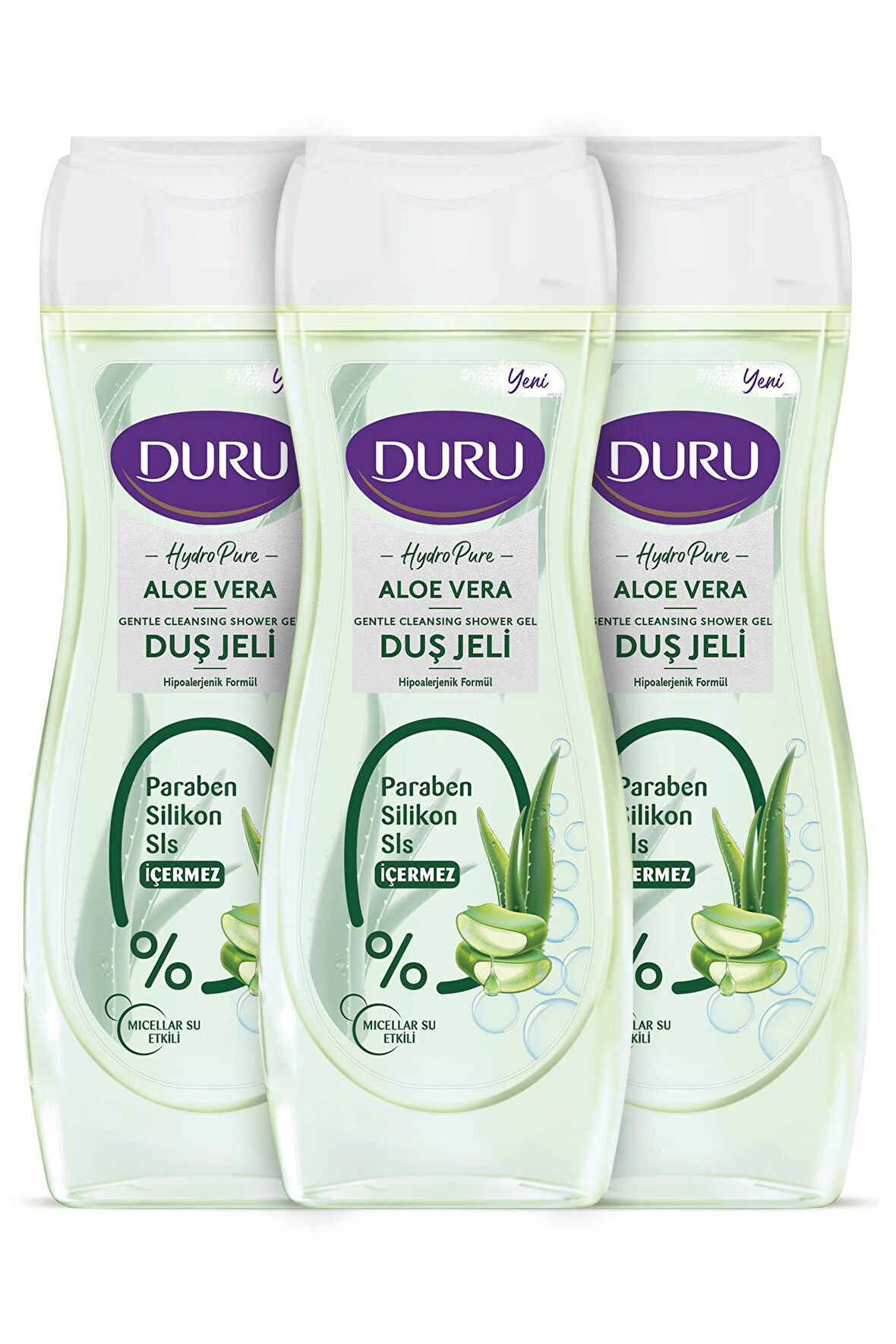 Hydro Pure Aloevera Duş Jeli 3x450ml