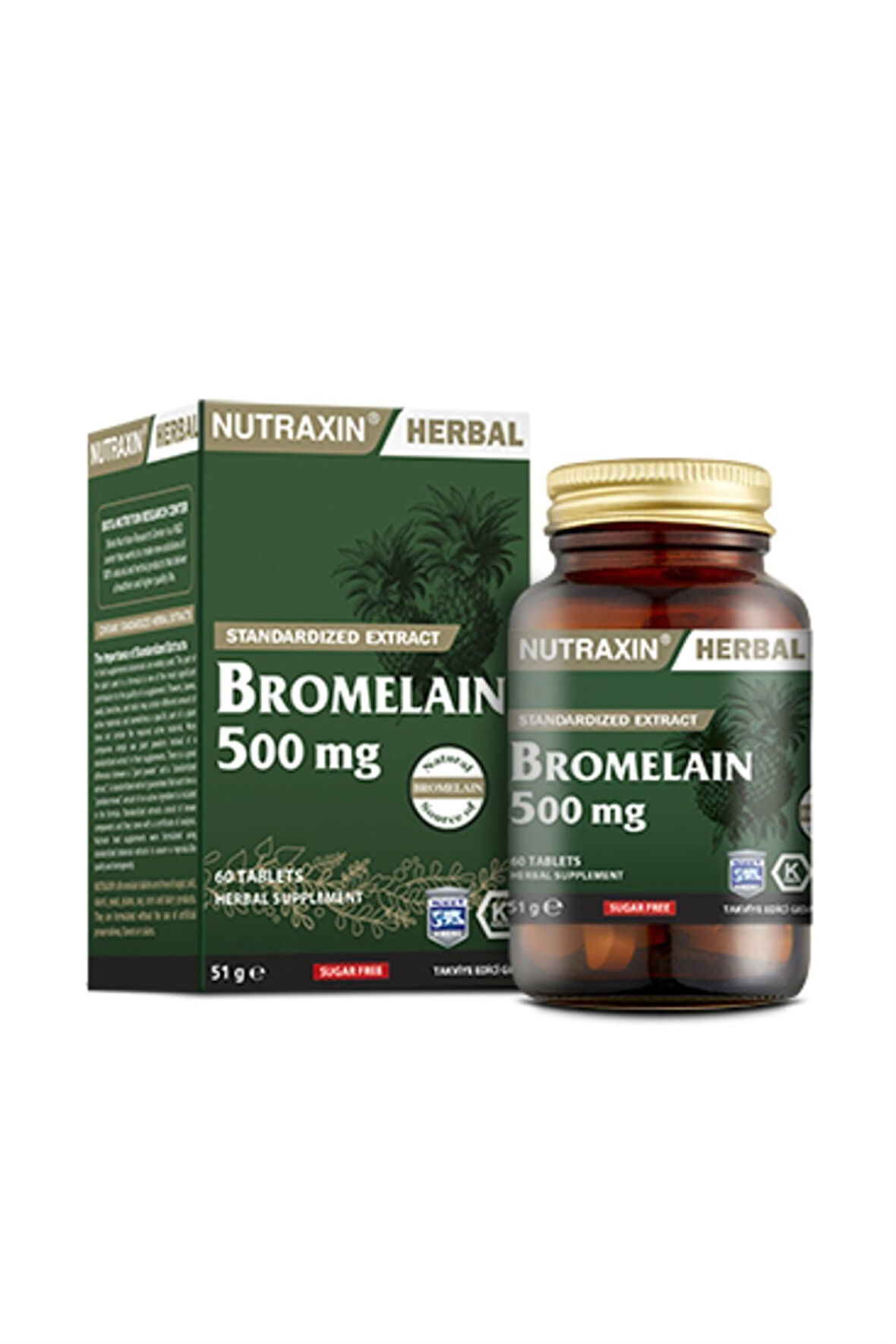 Nutraxin Bromelain 60 Kapsül