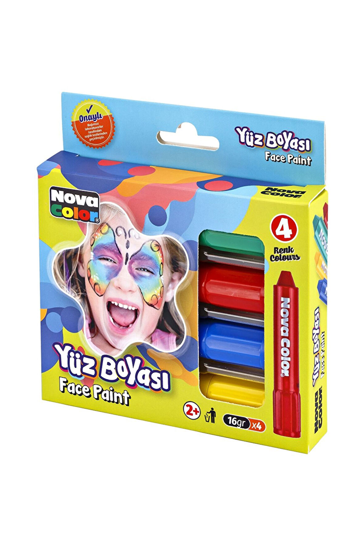 Yüz Boyası 4 Lü Set NC-211